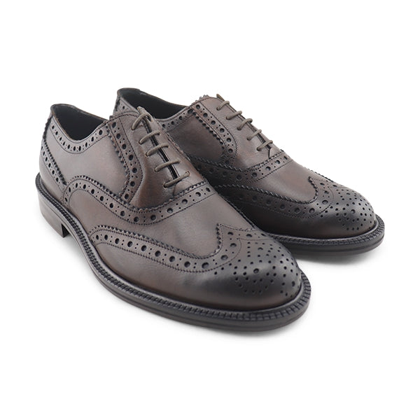 Francesine testa di moro in pelle