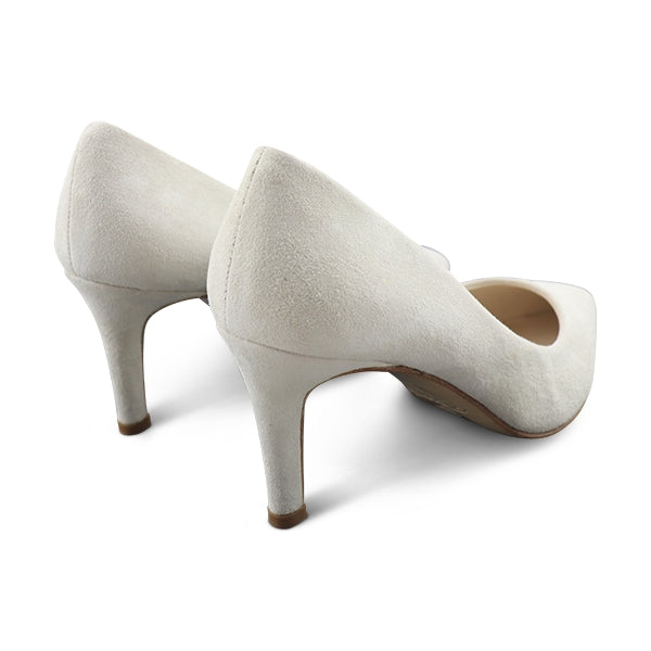 Ice suede pumps with 70cm heel