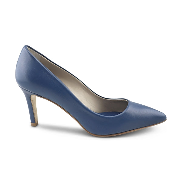 Bluette décolleté in nappa, 70 cm heel