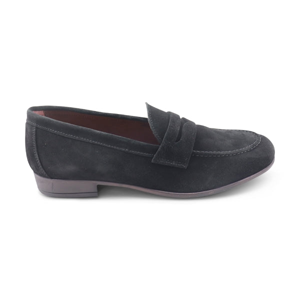 Black suede Bendina moccasins