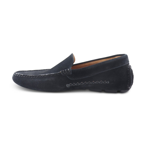 Vibram black suede moccasins