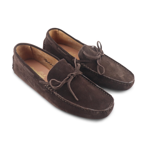 Mocassini Vibram camoscio moro