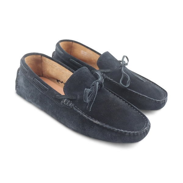 Mocassini Vibram camoscio nero