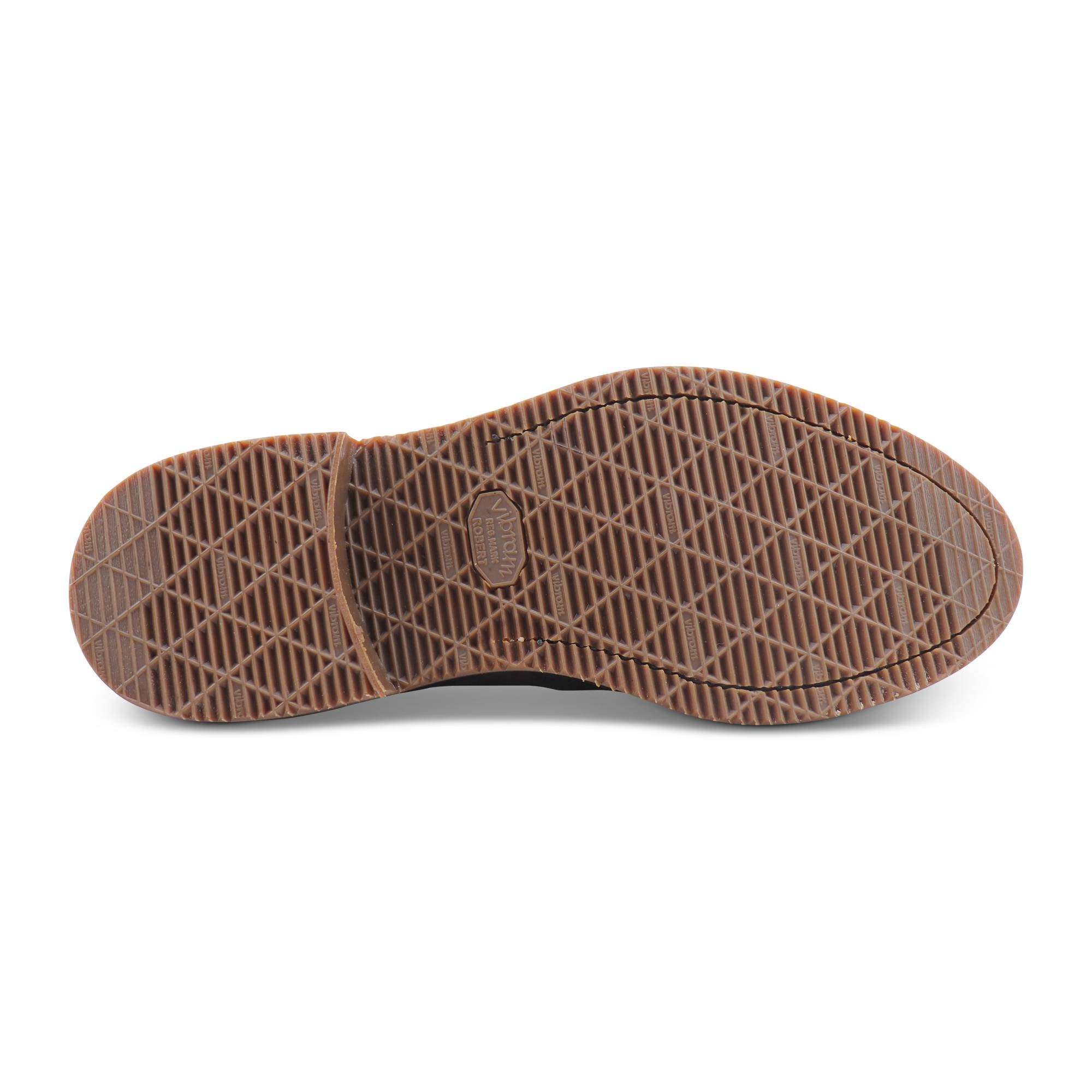 Dark brown suede derby