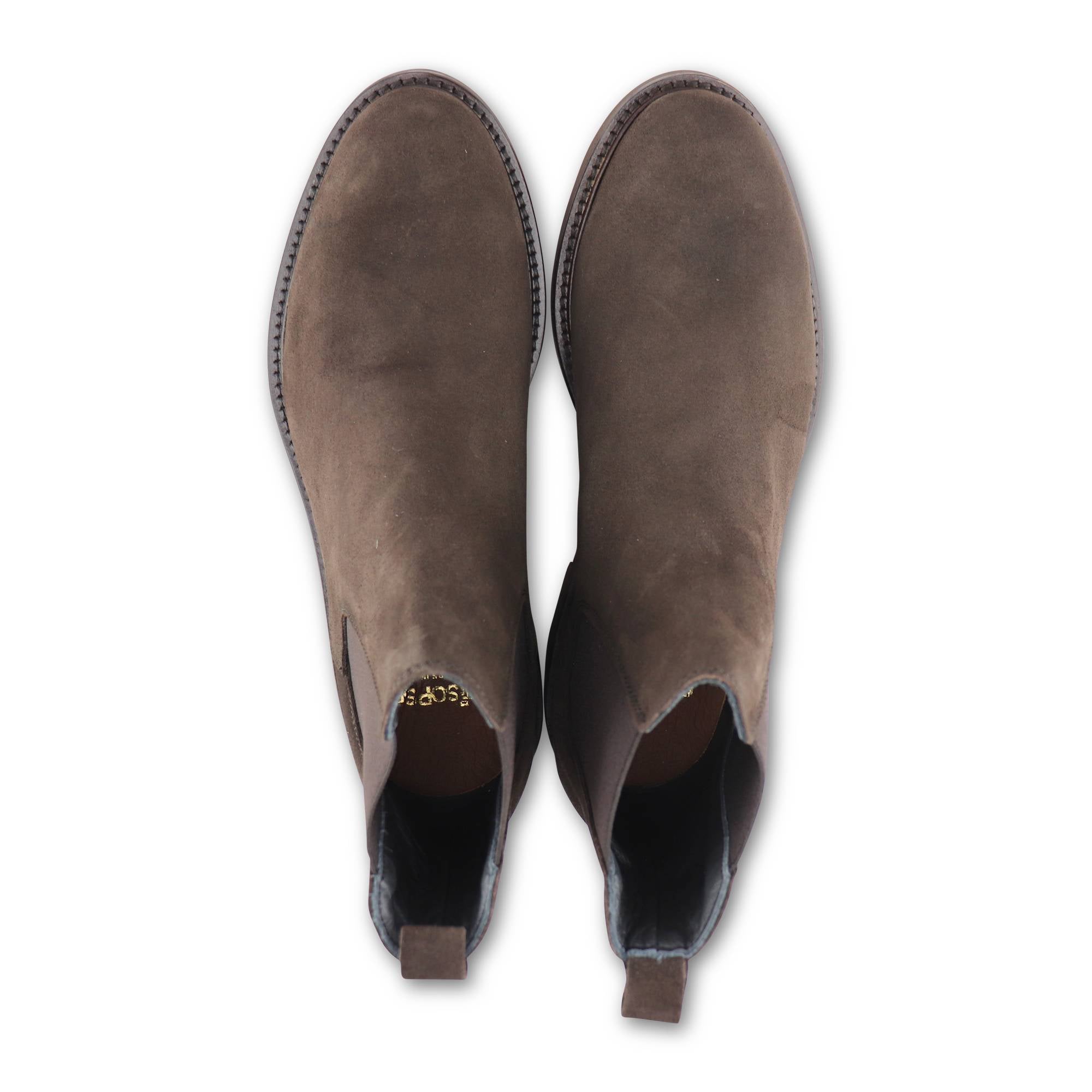 Chelsea in dark brown suede