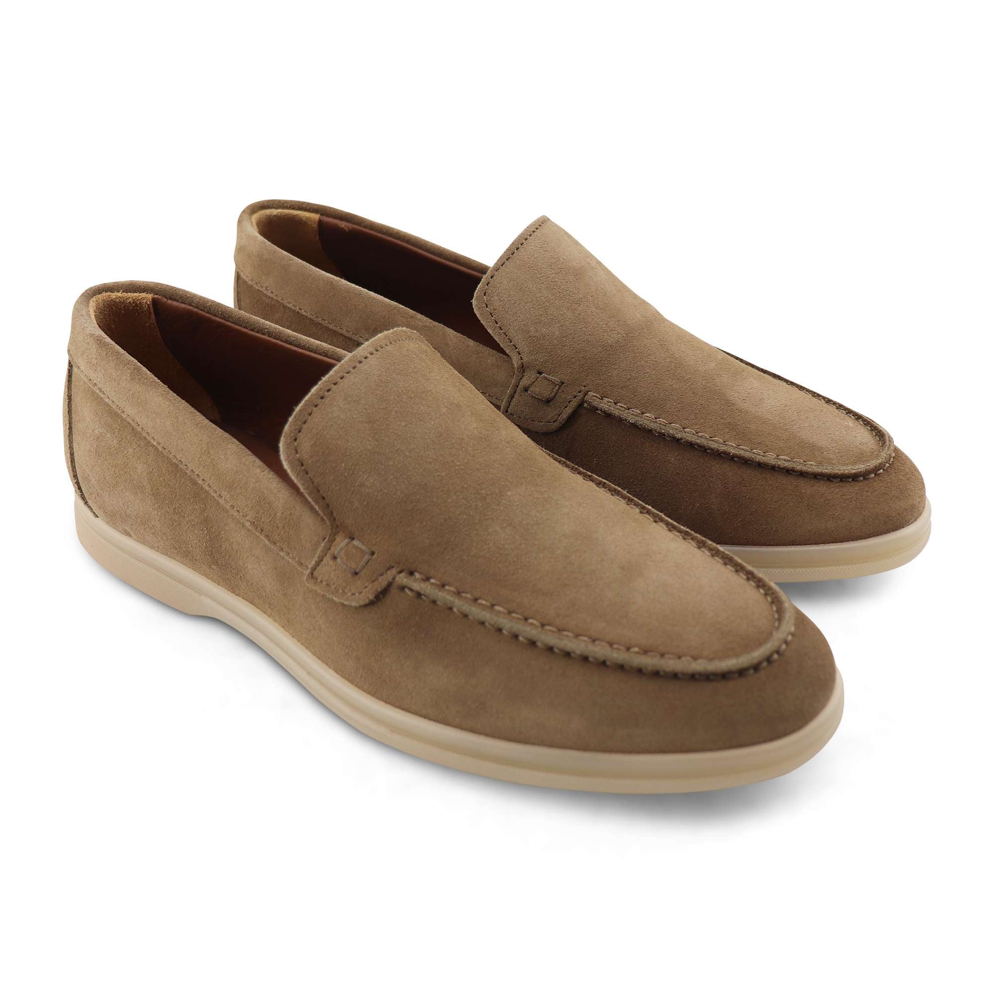 Mud suede moccasins