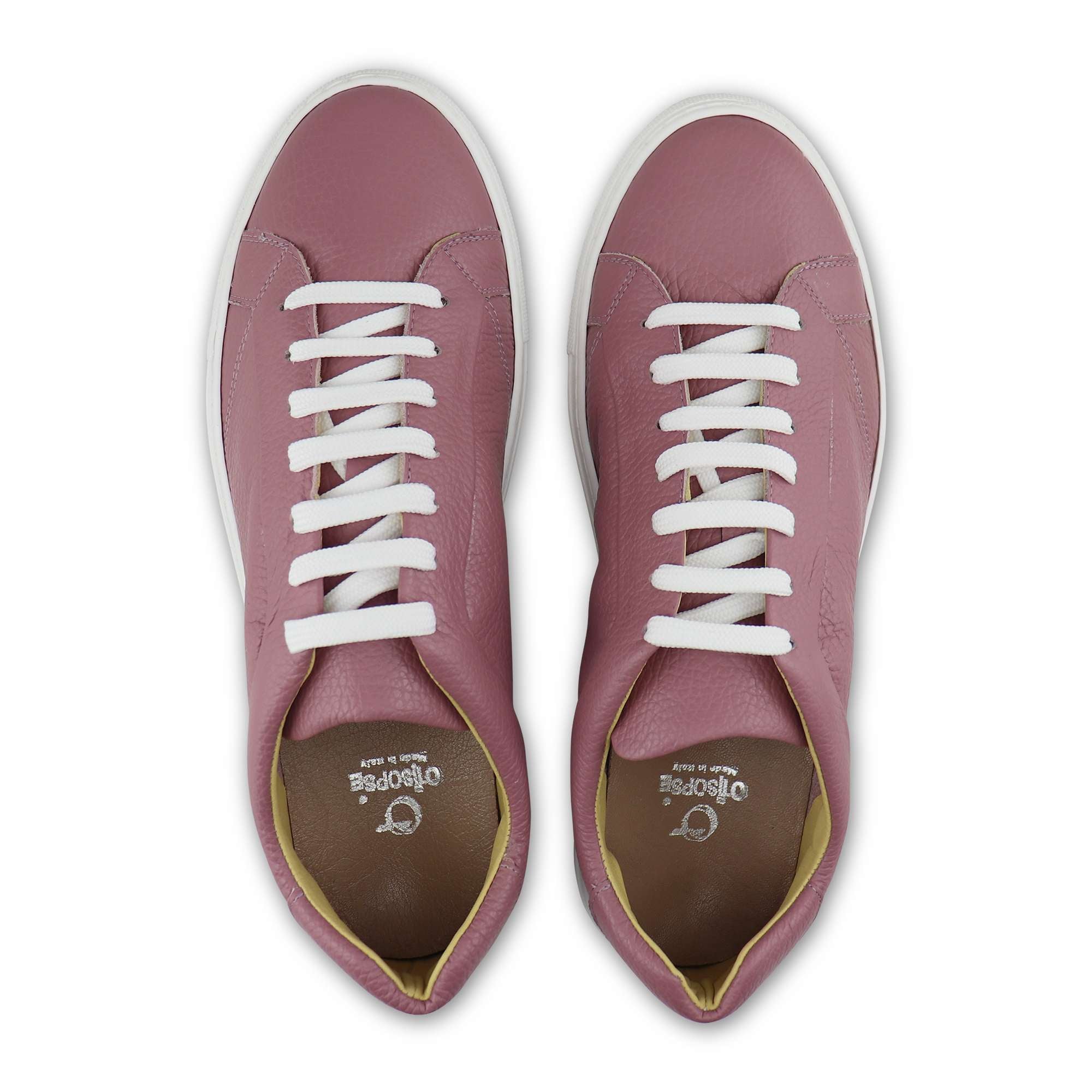 Wisteria sneakers in hammered leather