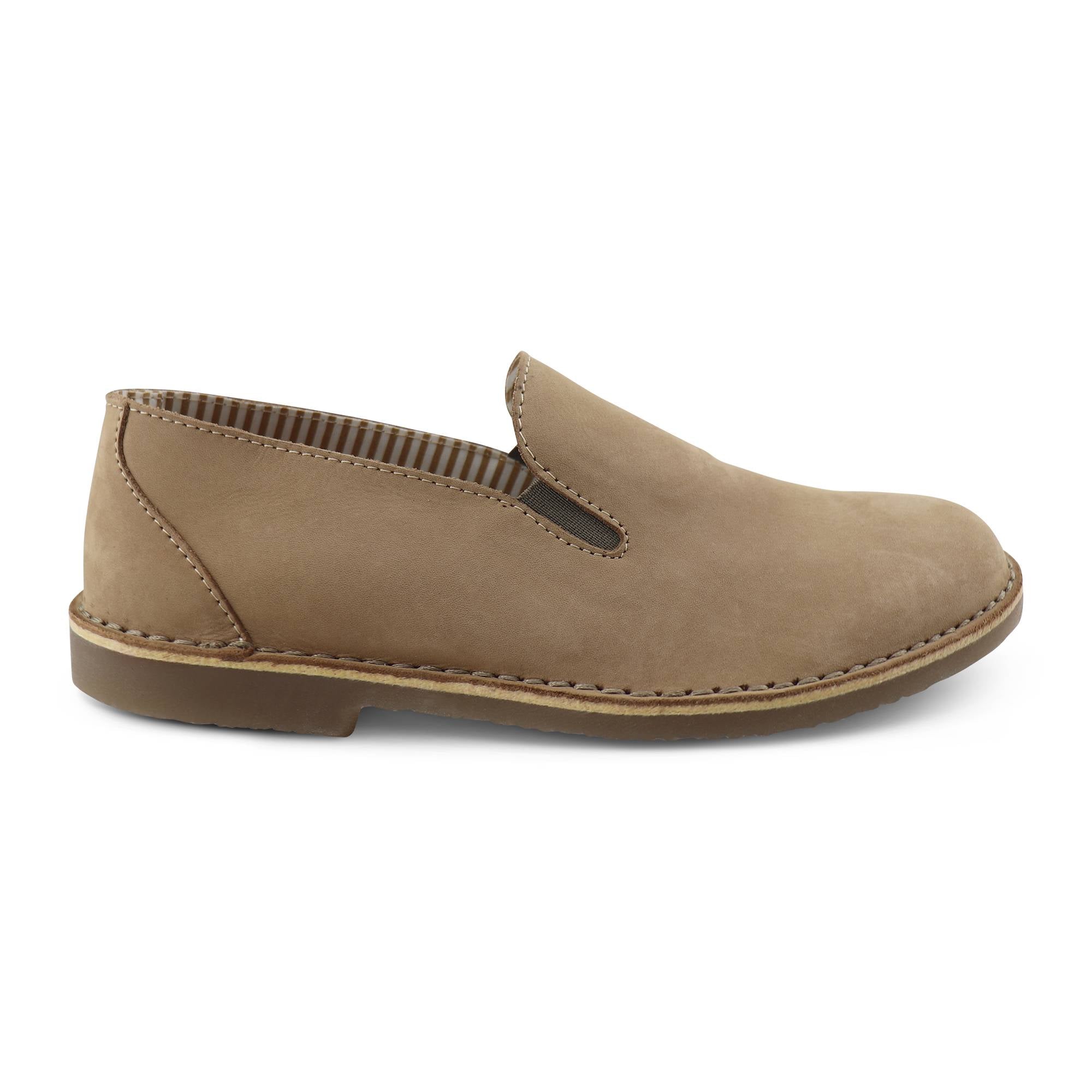 Slippers tortora in nabuk