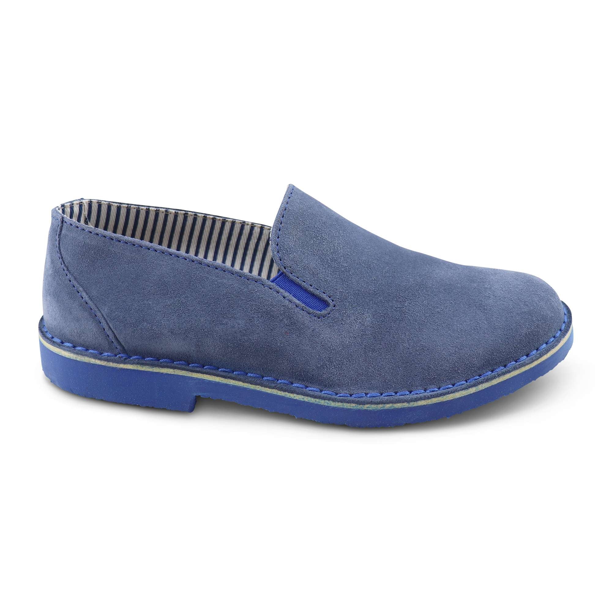 Slipper jeans in camoscio