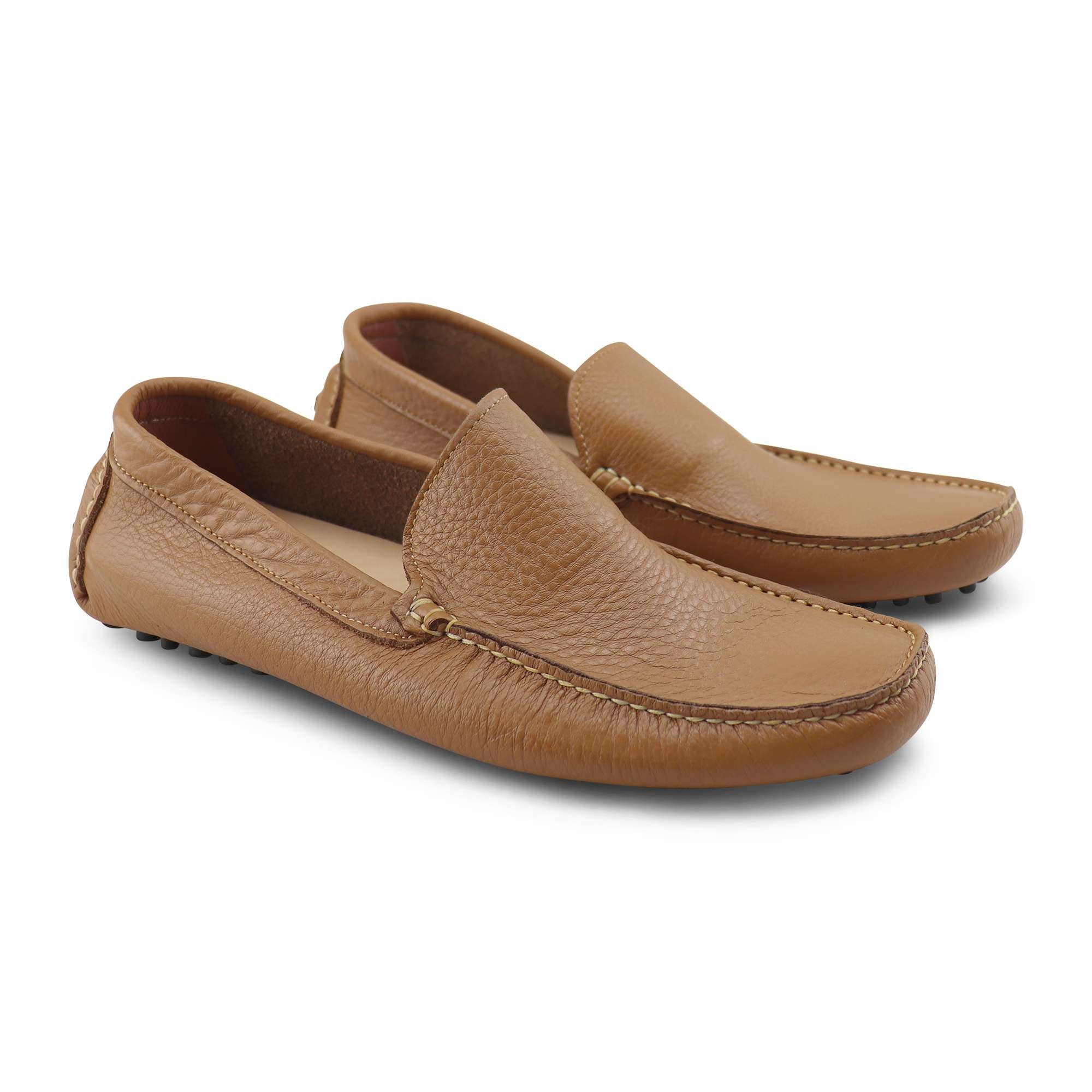 Hammered leather rubber pads