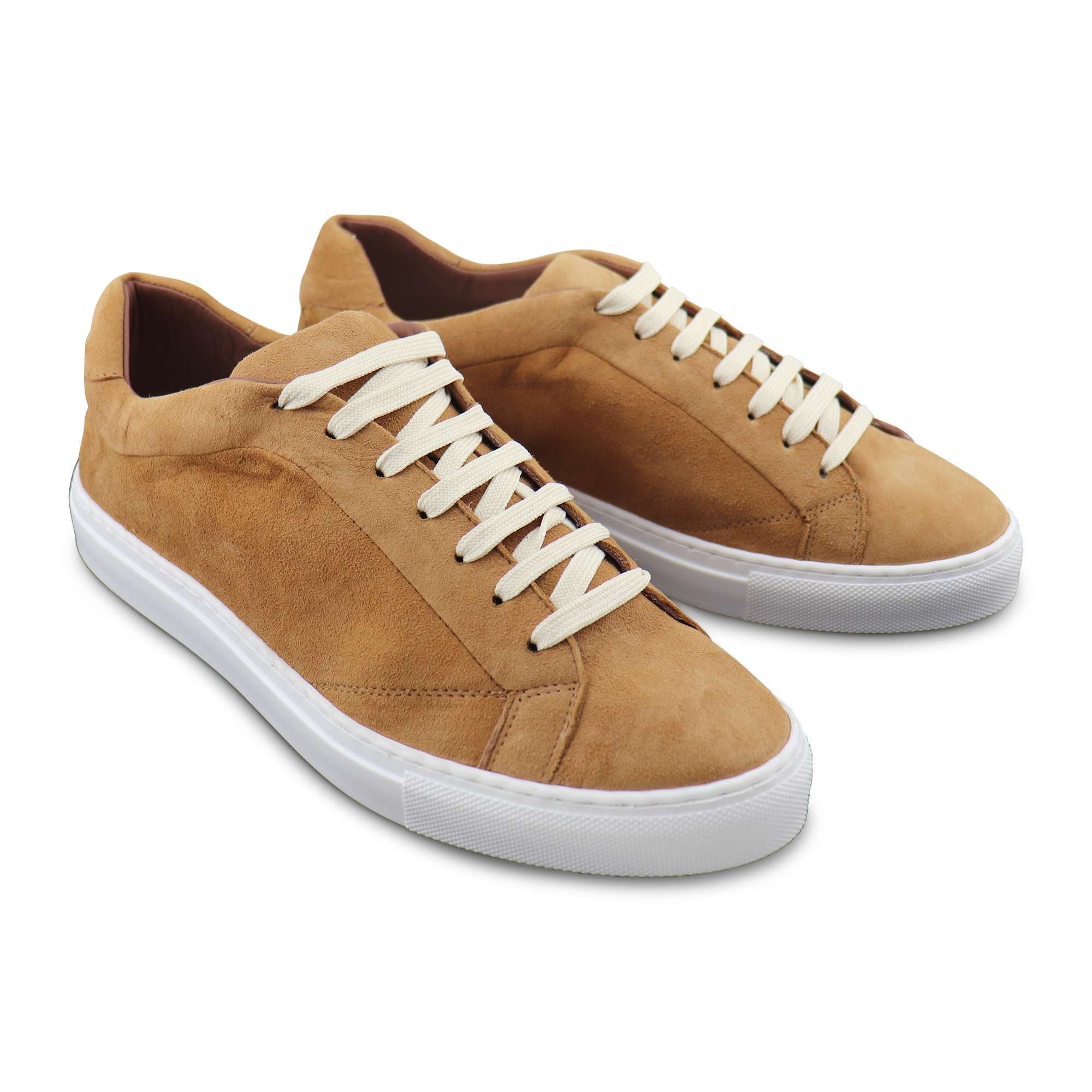 Nubuck leather sneakers