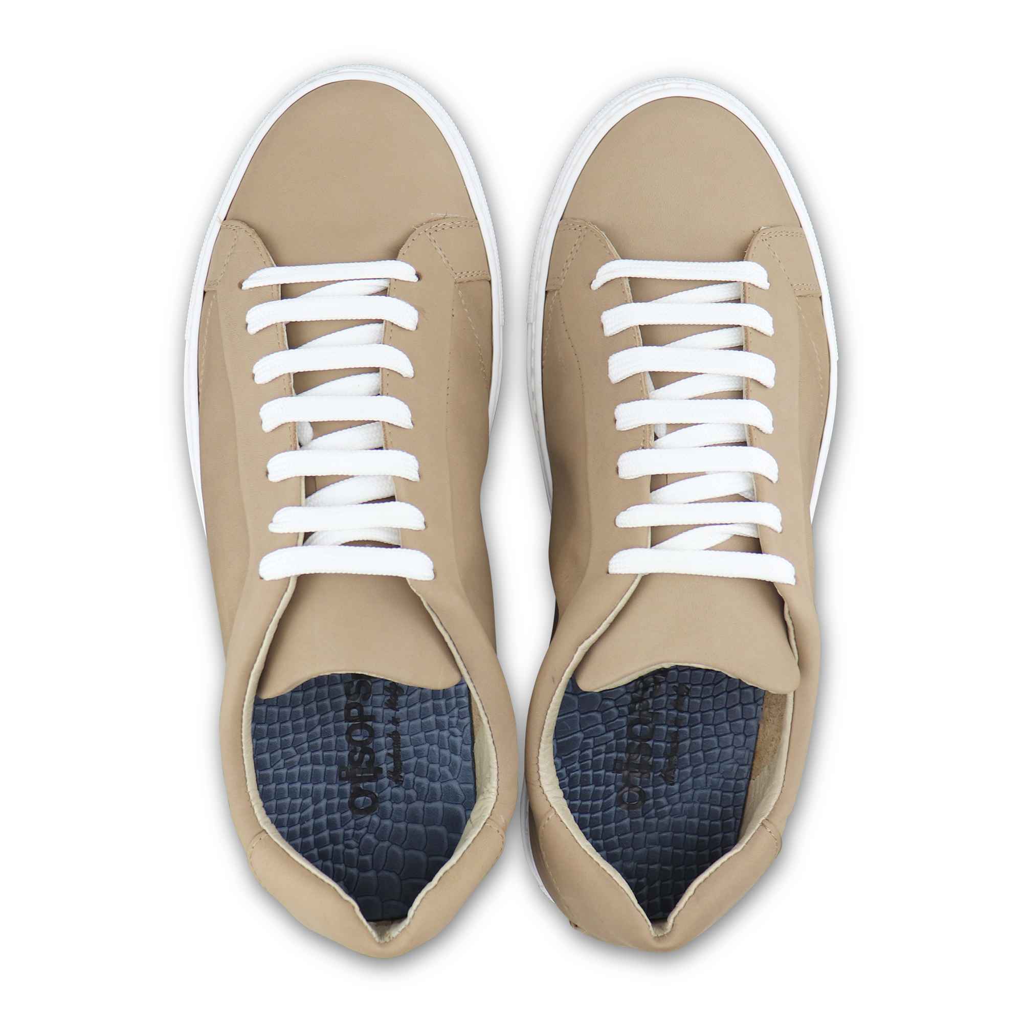 Sneakers tortora in nabuk