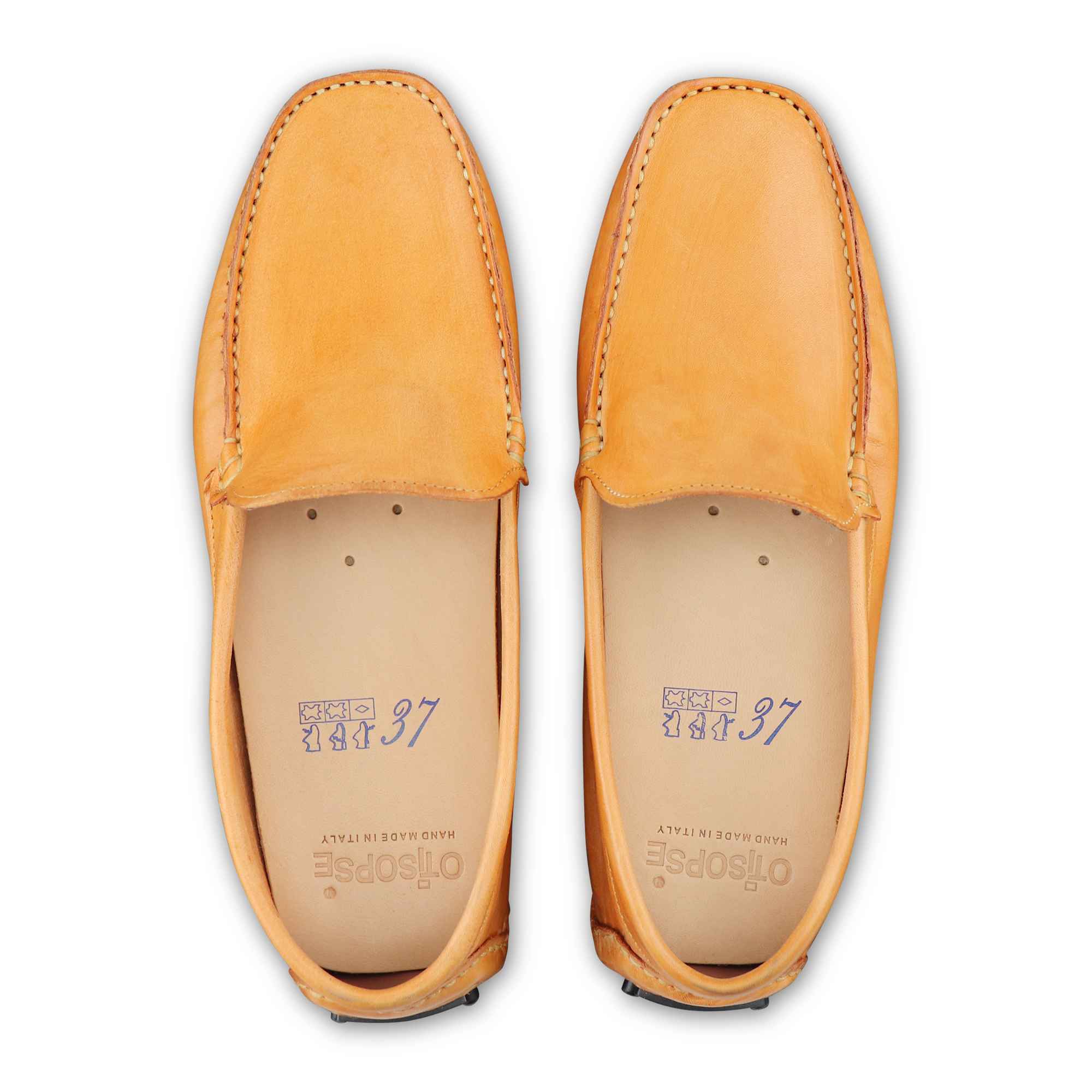 Mocassini cuoio in pelle