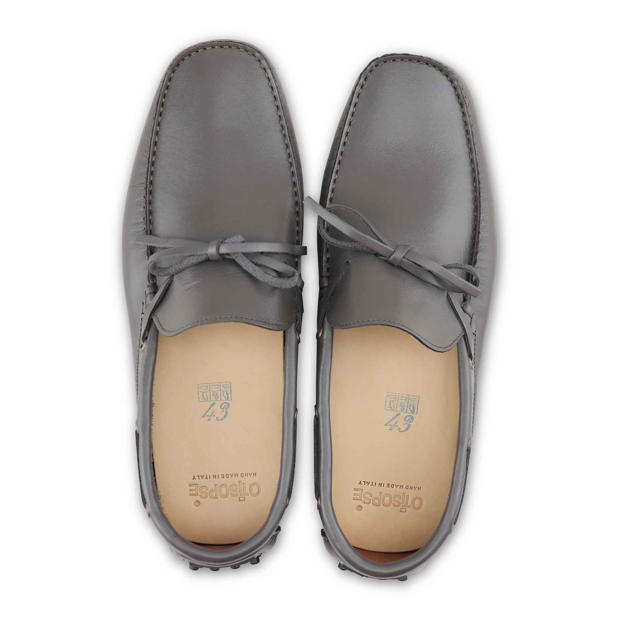 Smoke grey leather eartips