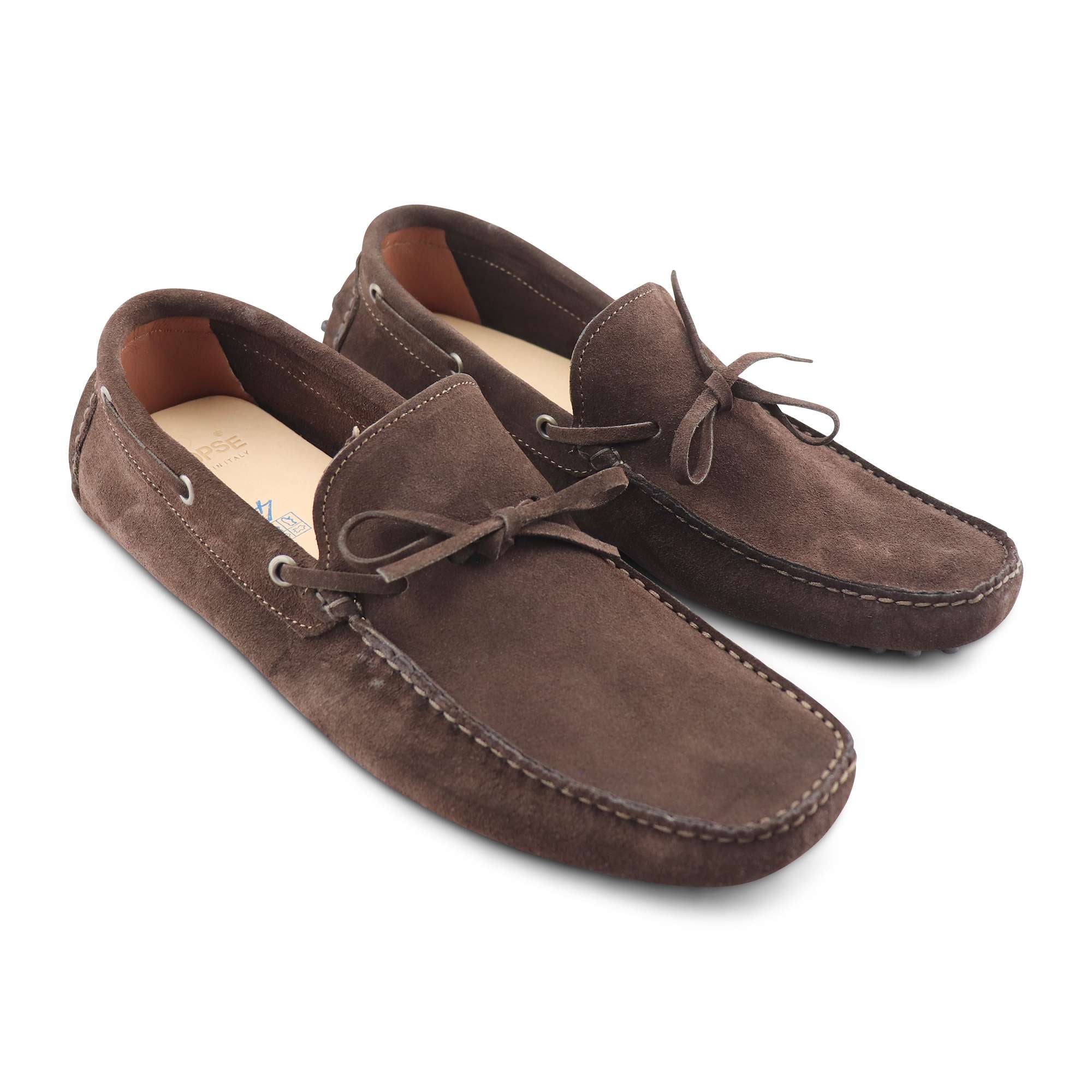 Gommini testa di moro in camoscio