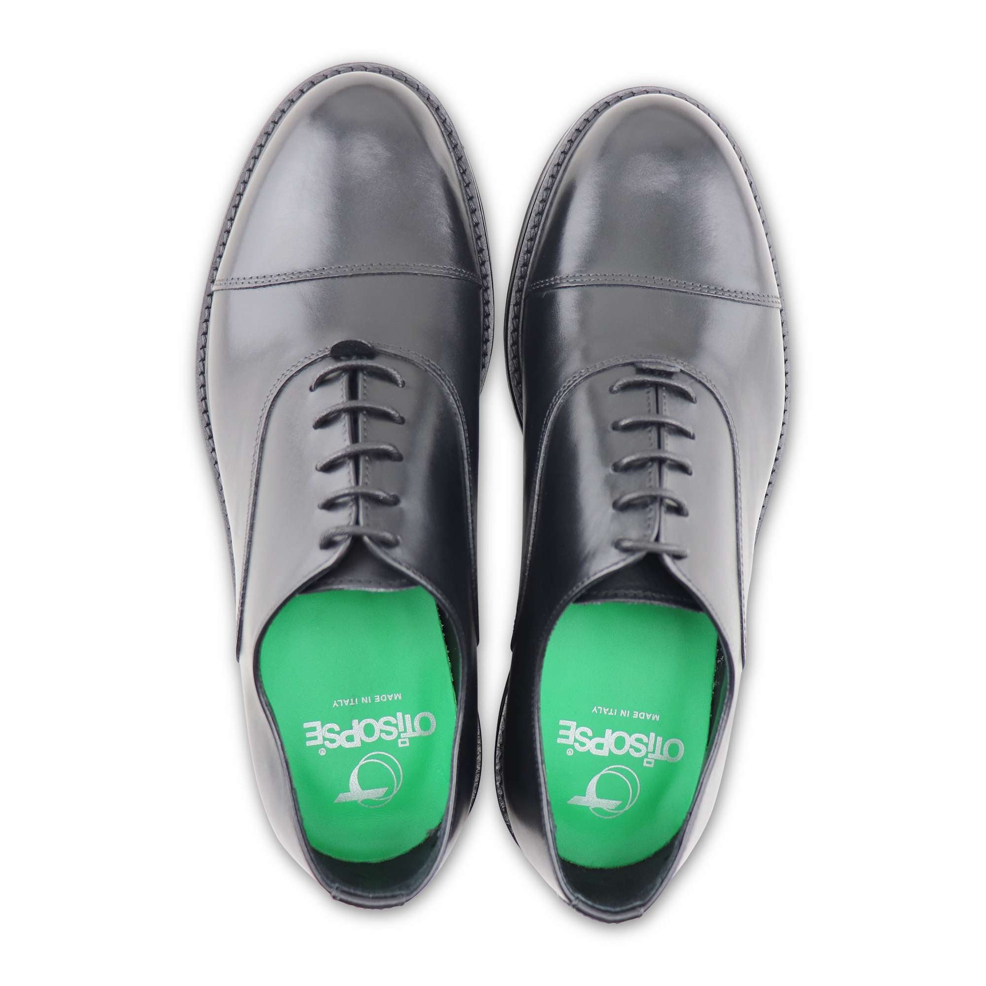 Francesina in pelle nera