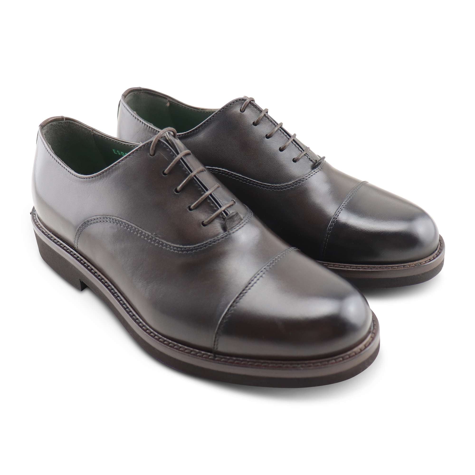 Francesina in pelle testa di moro