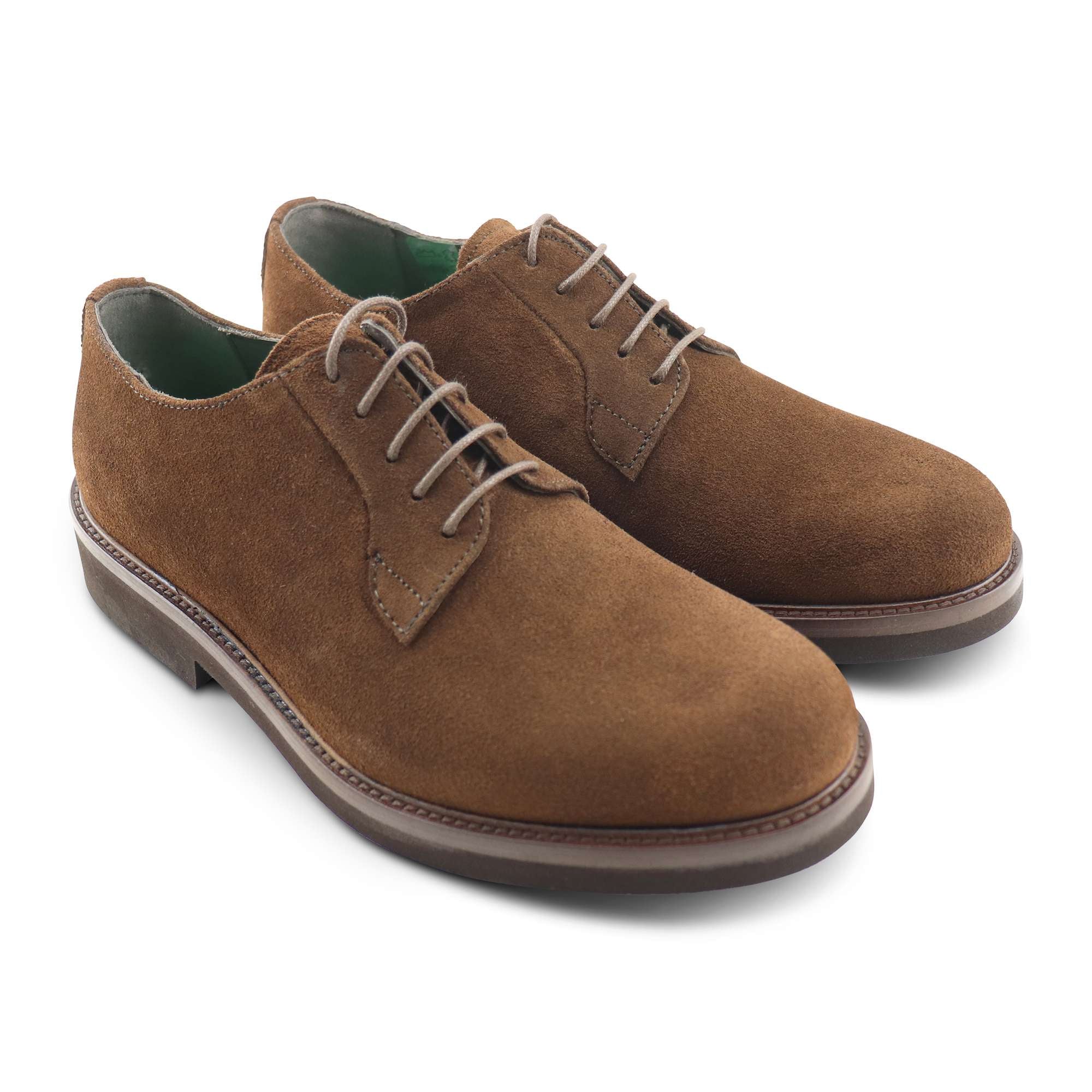 Derby sigaro in camoscio