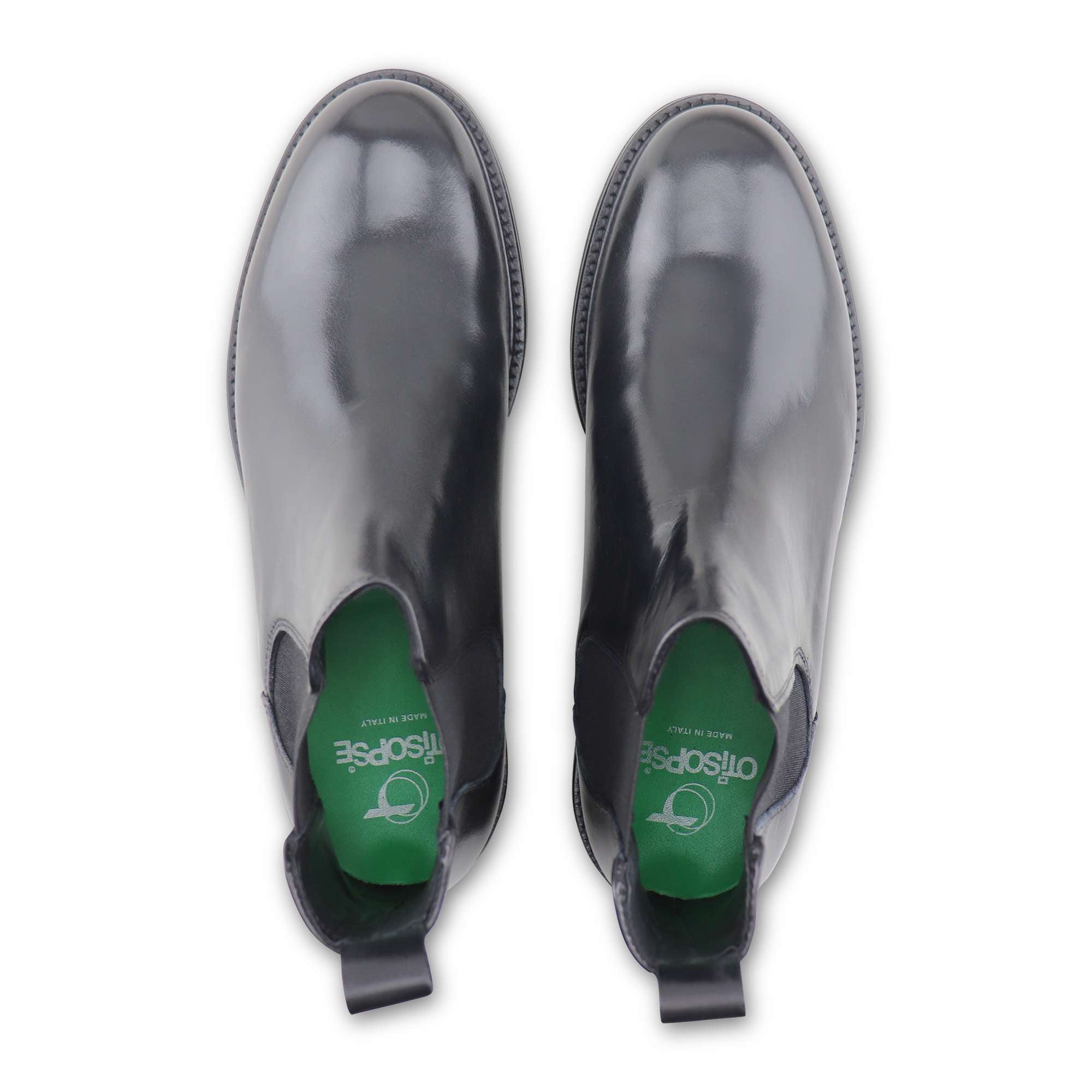 Chealse nero in pelle