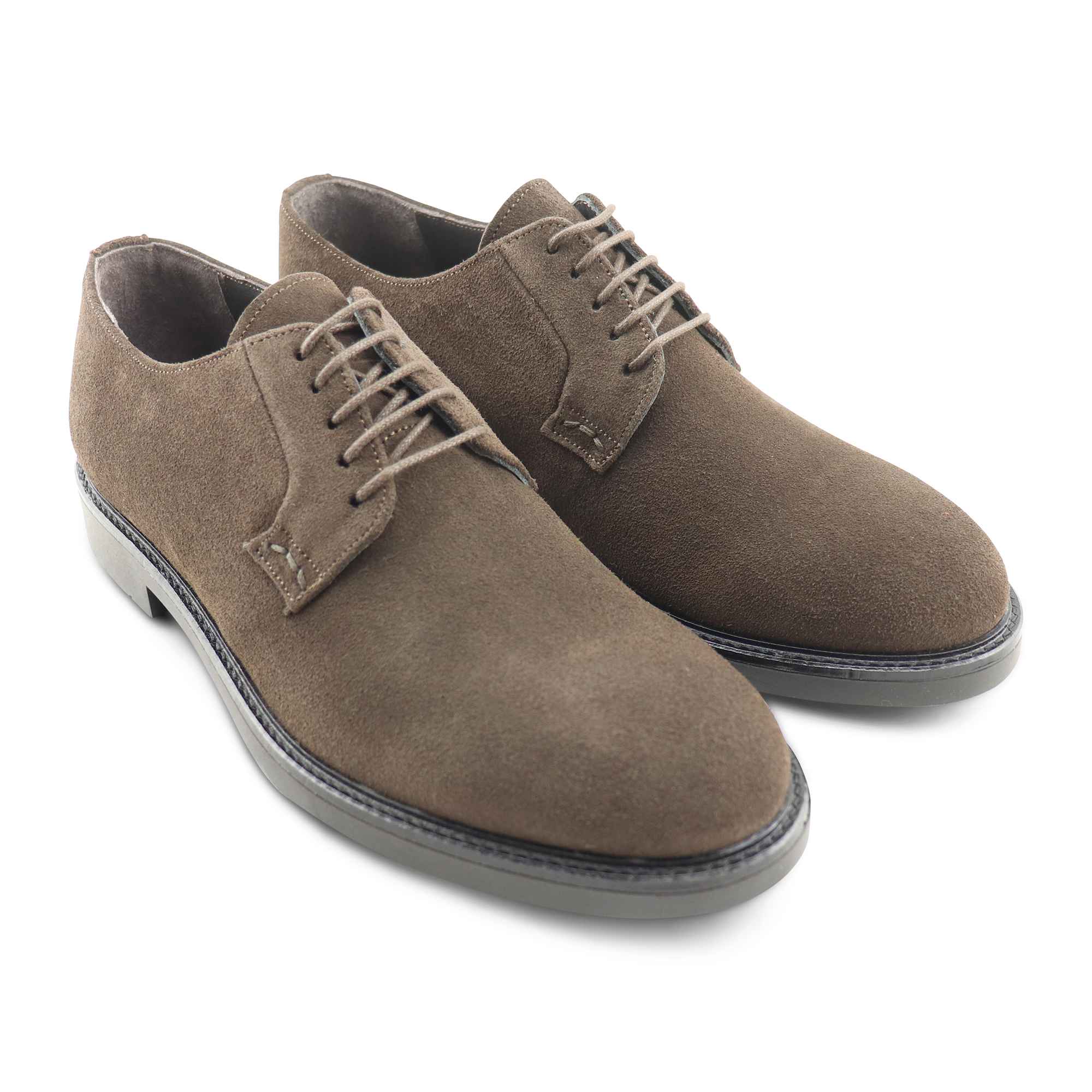 Derby testa di moro in camoscio