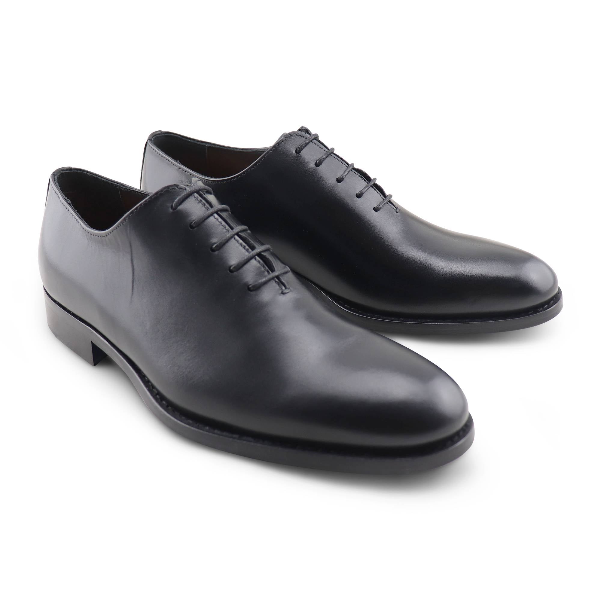 Francesine nere in pelle