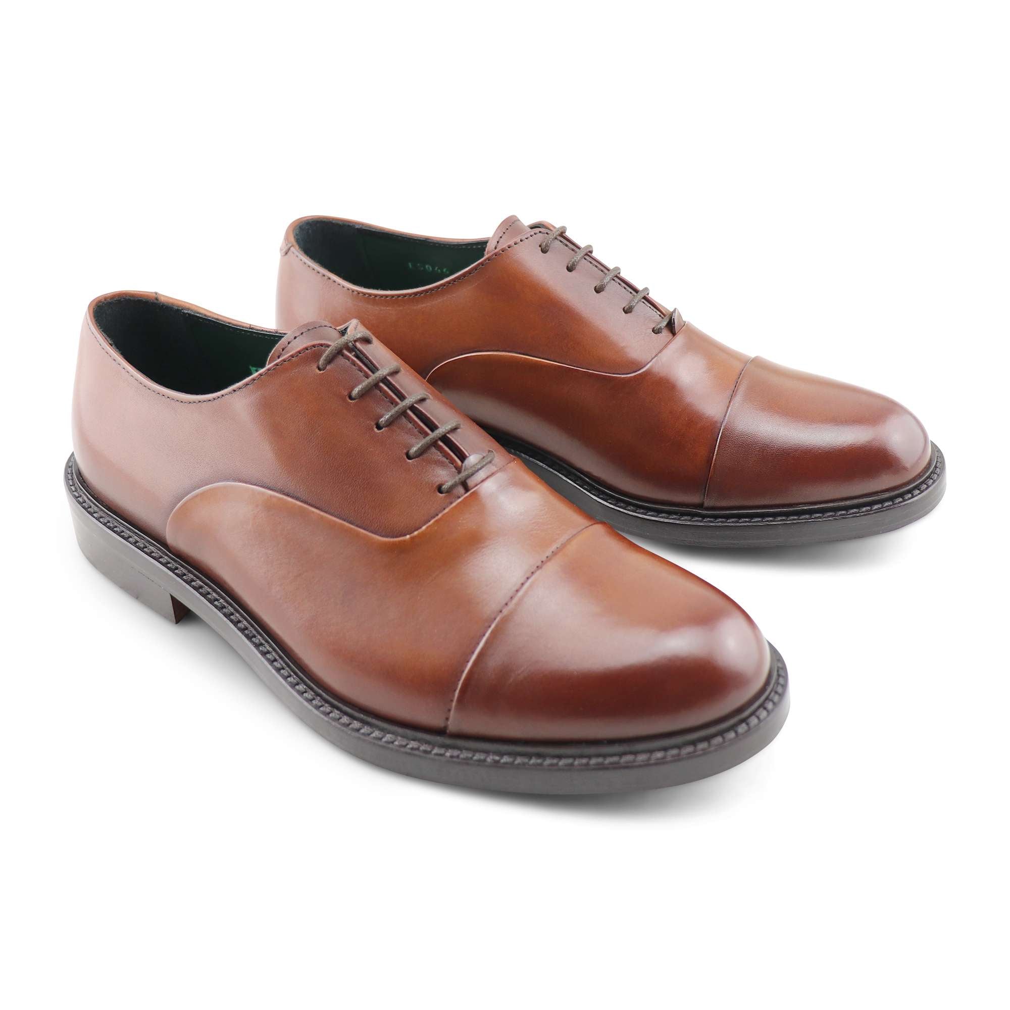 Francesina tan in pelle