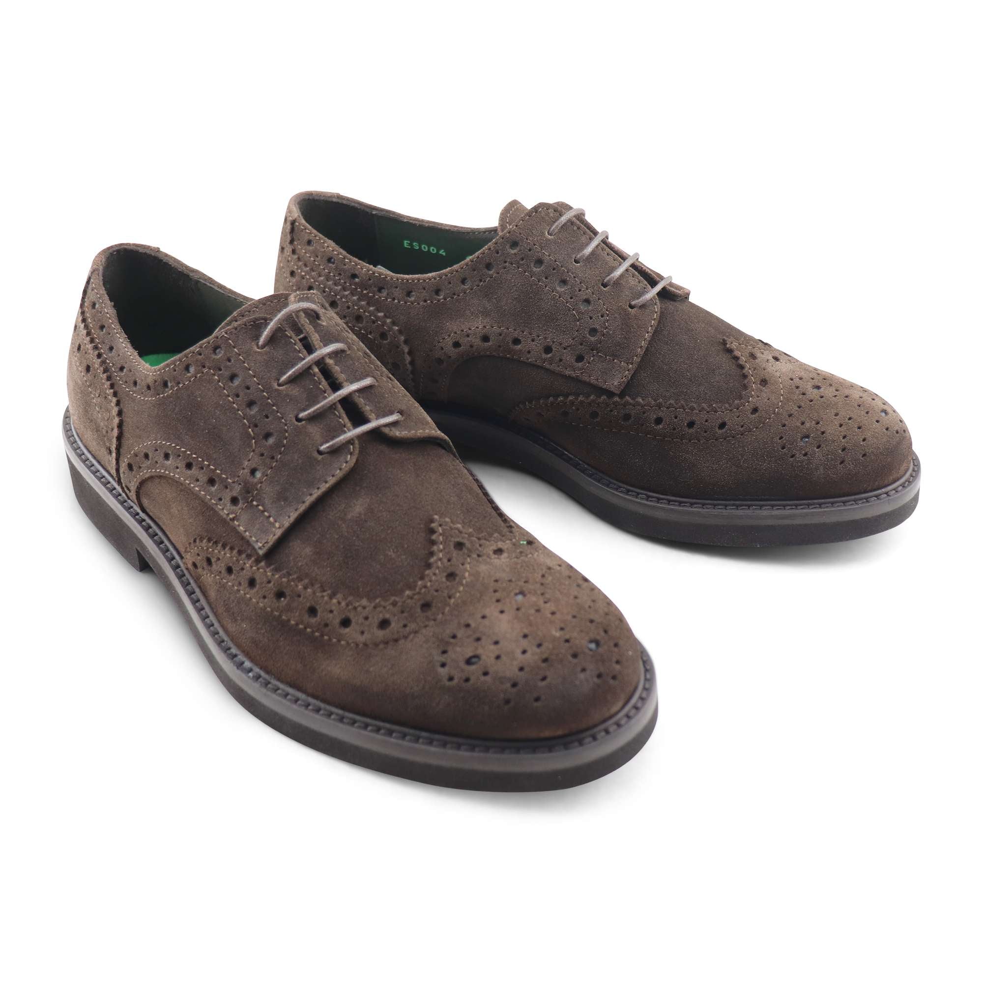 Derby testa di moro in camoscio