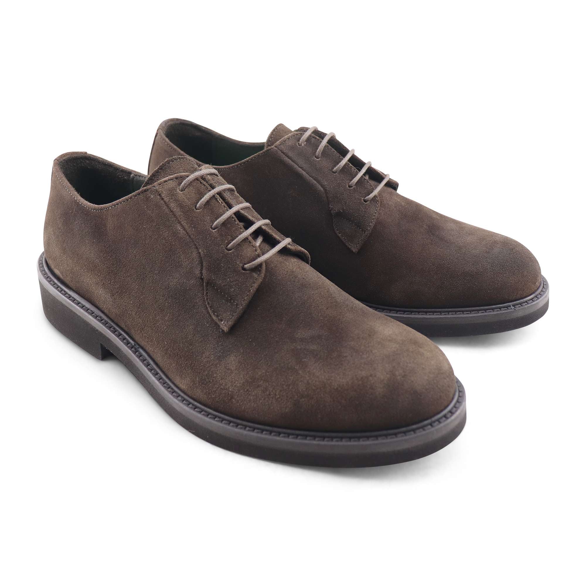 Derby testa di moro in camoscio