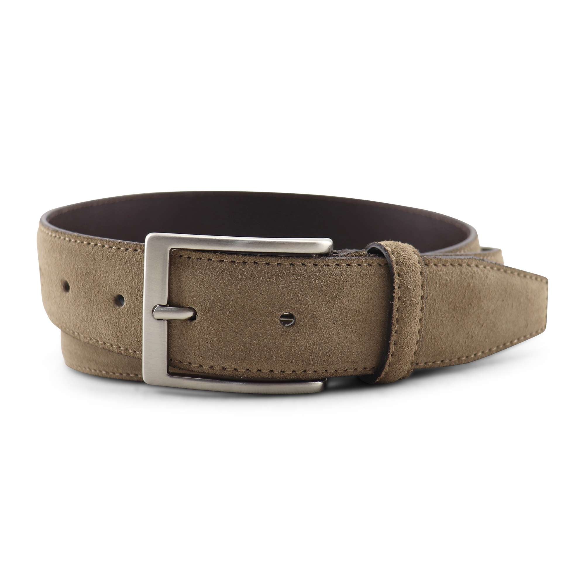 Cintura taupe in camoscio