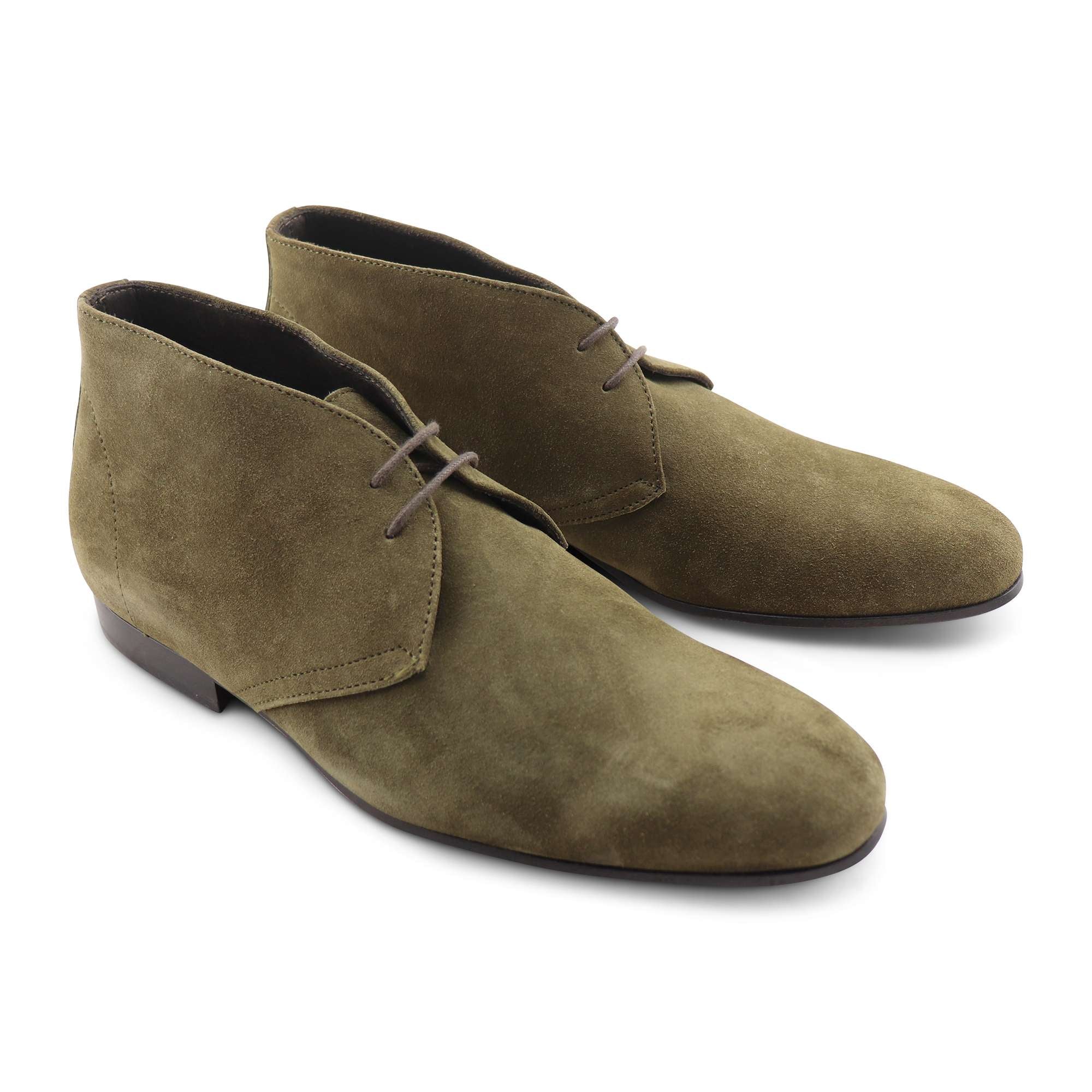 Polacchine verdi in camoscio