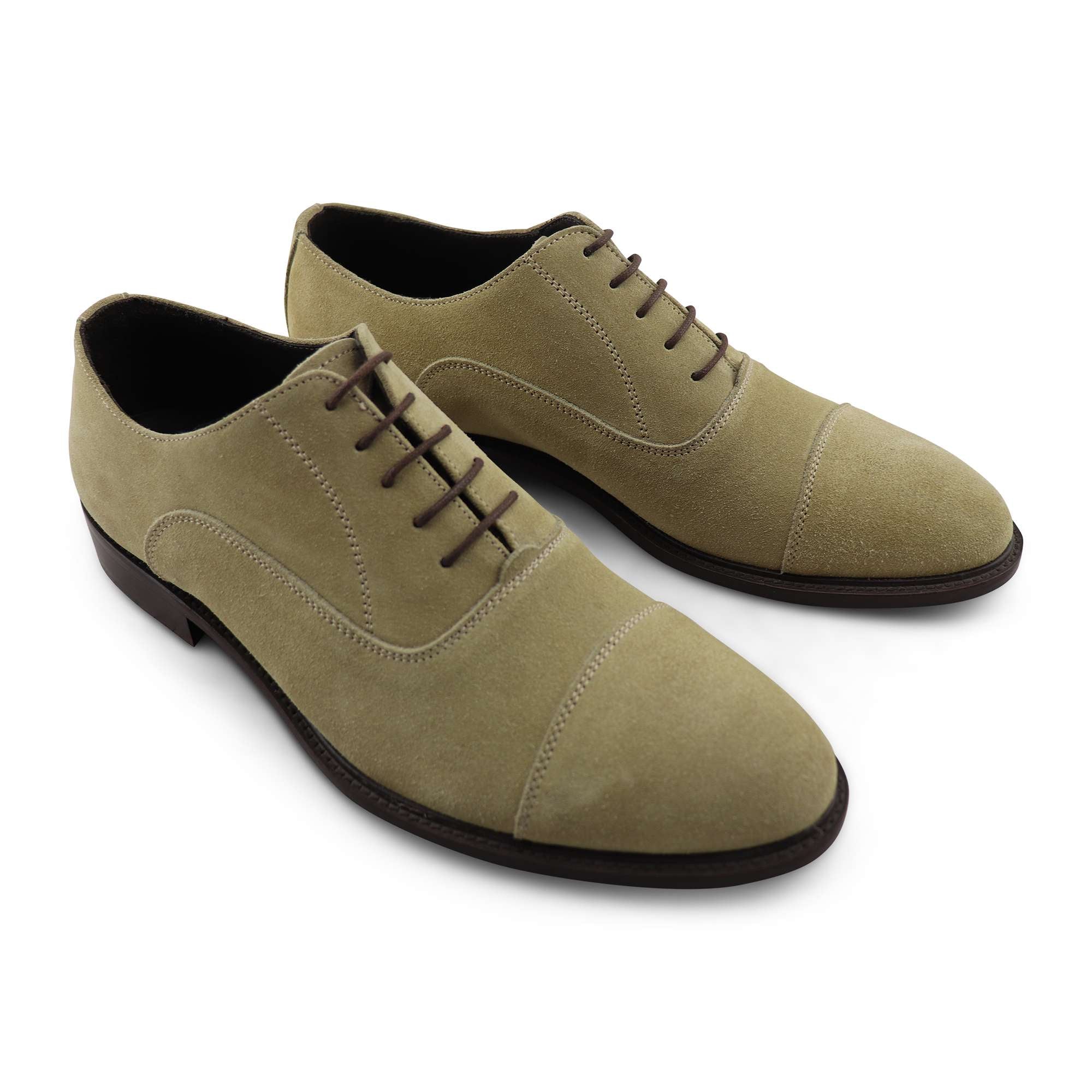 Francesine sabbia in camoscio