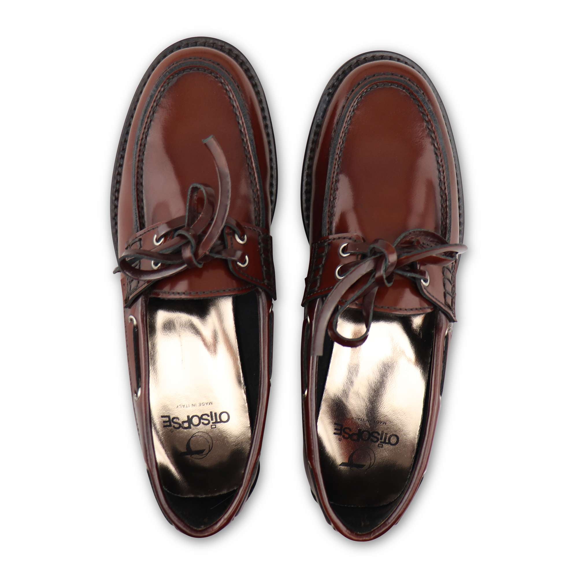 Mocassini fausta sella in pelle spazzolata