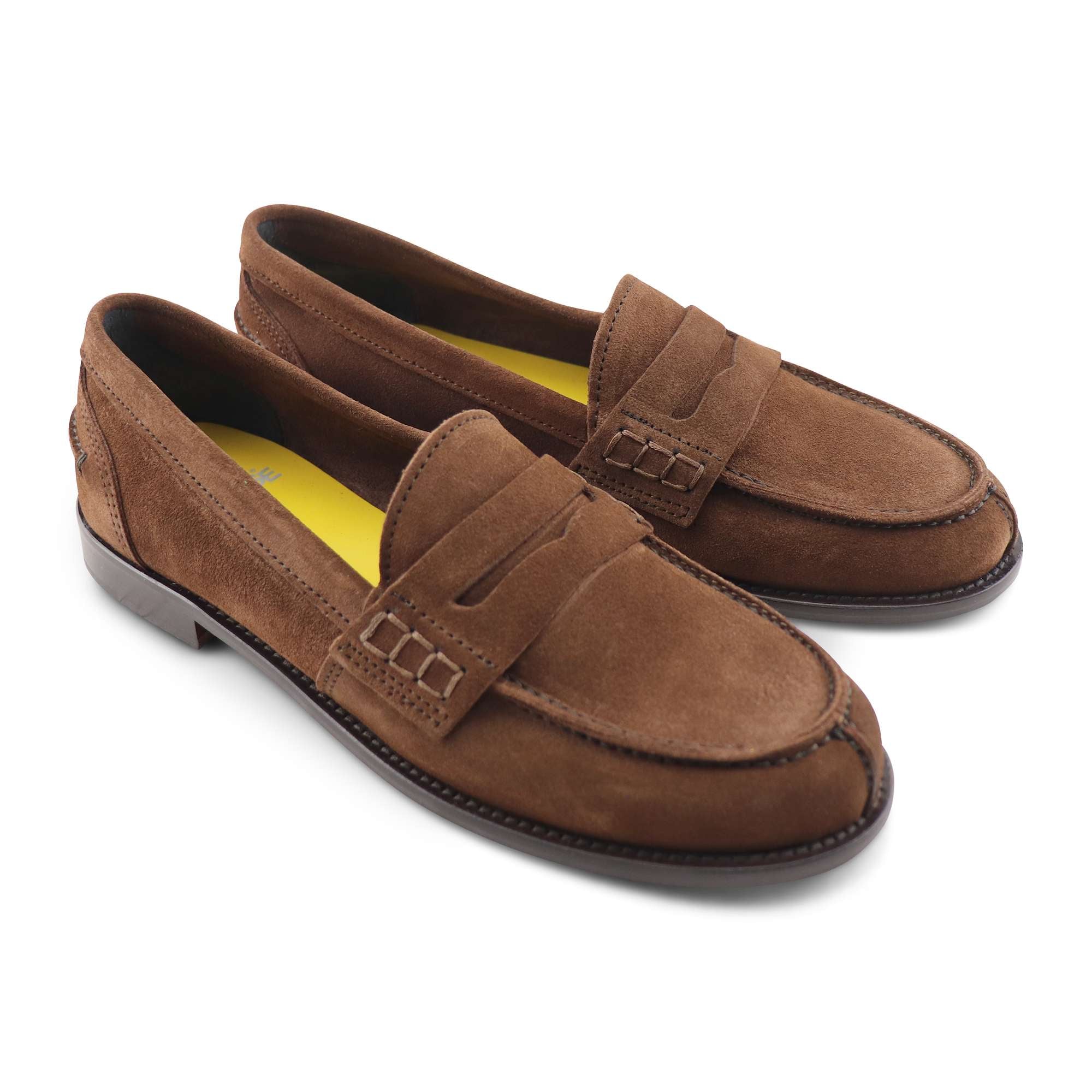 Mocassini sigaro in camoscio