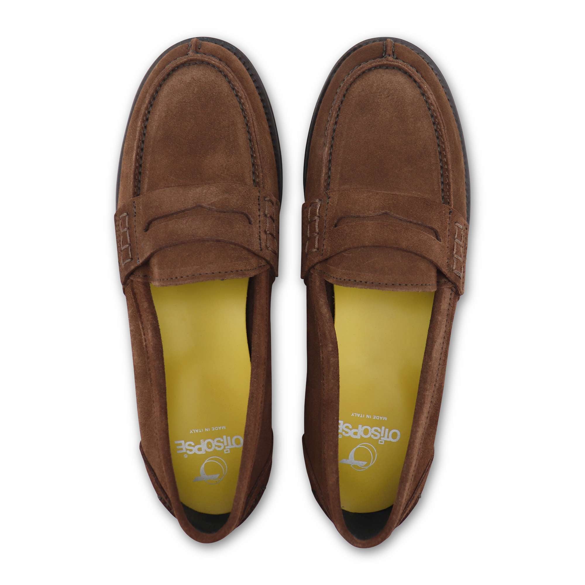 Mocassini sigaro in camoscio