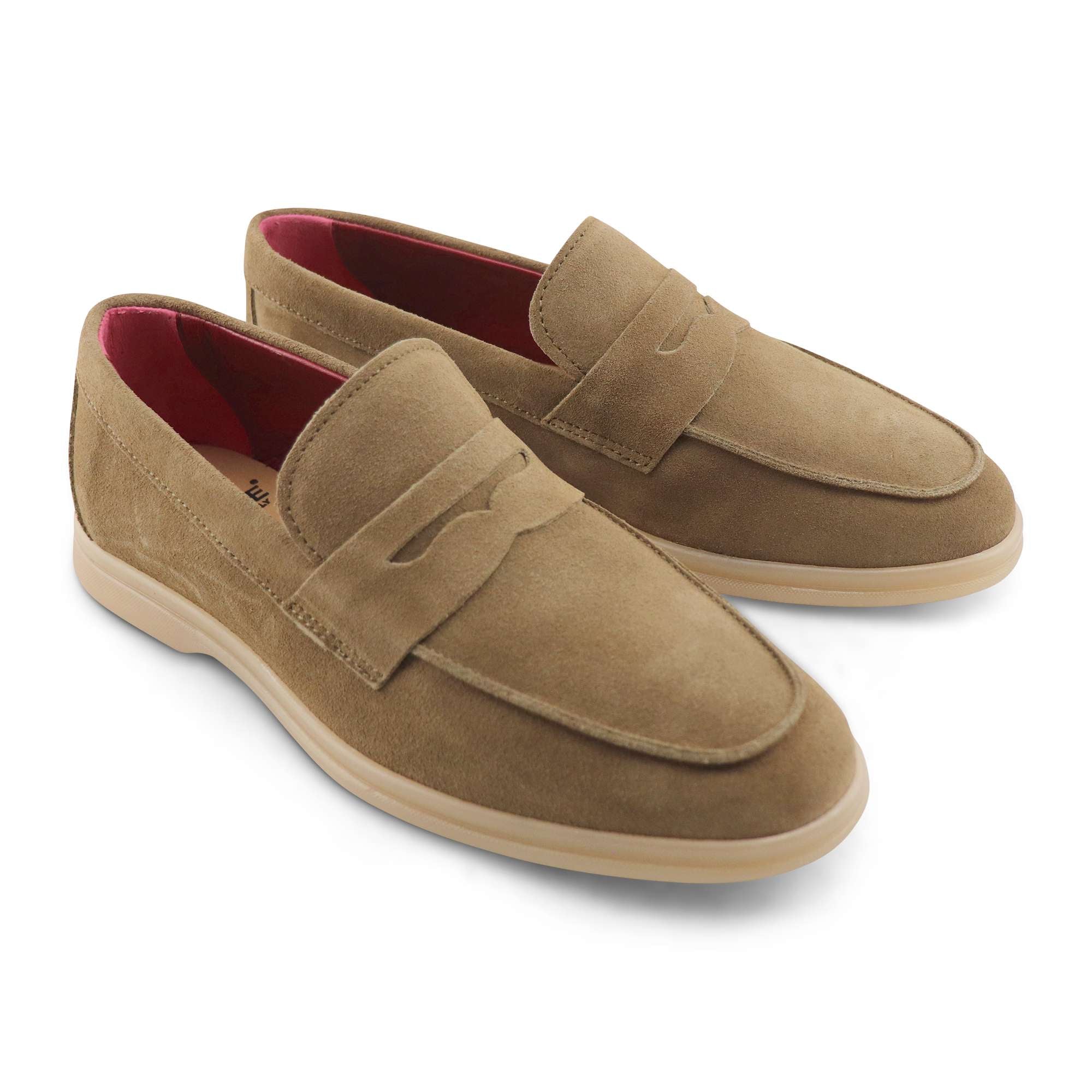 Mocassini mud in camoscio