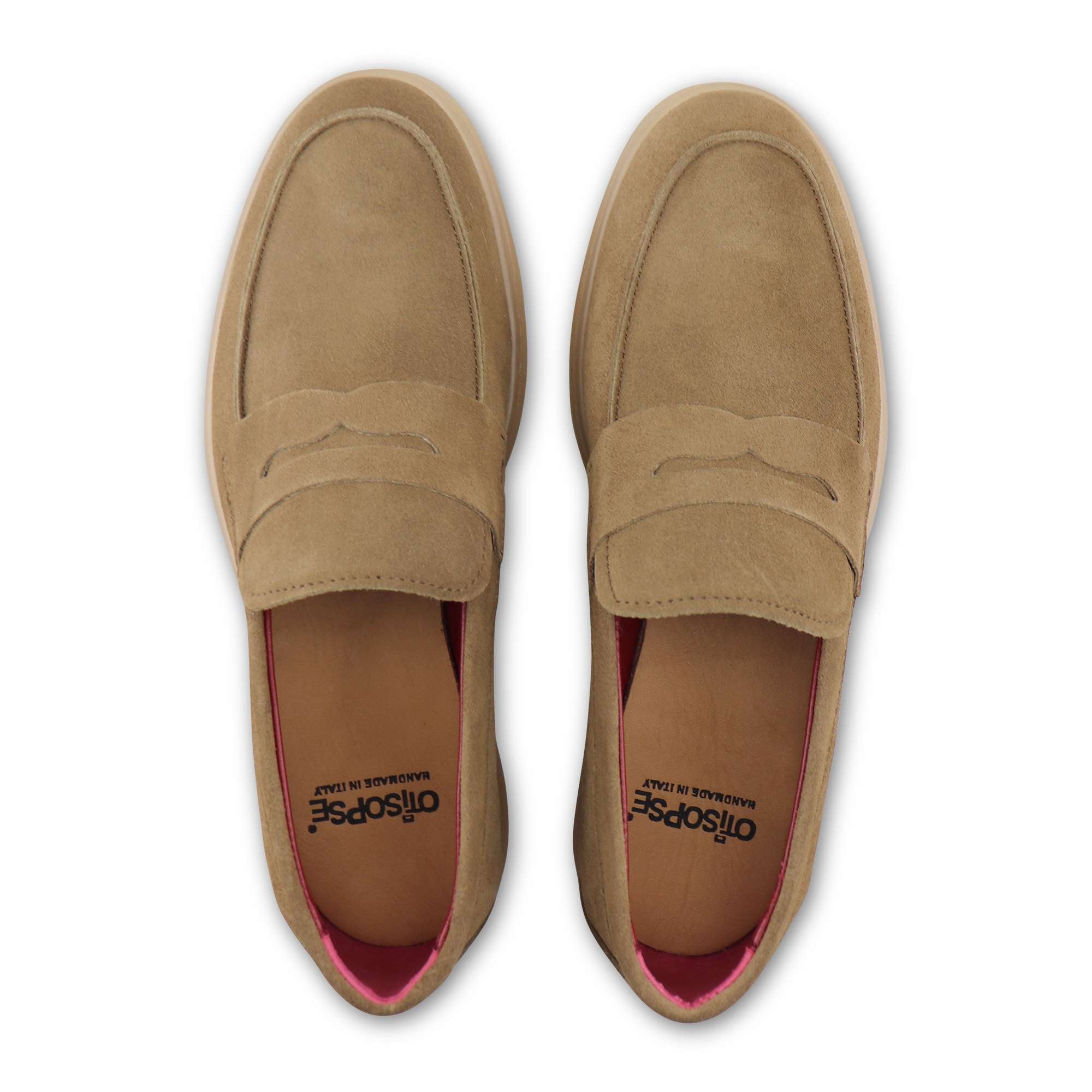 Mocassini mud in camoscio