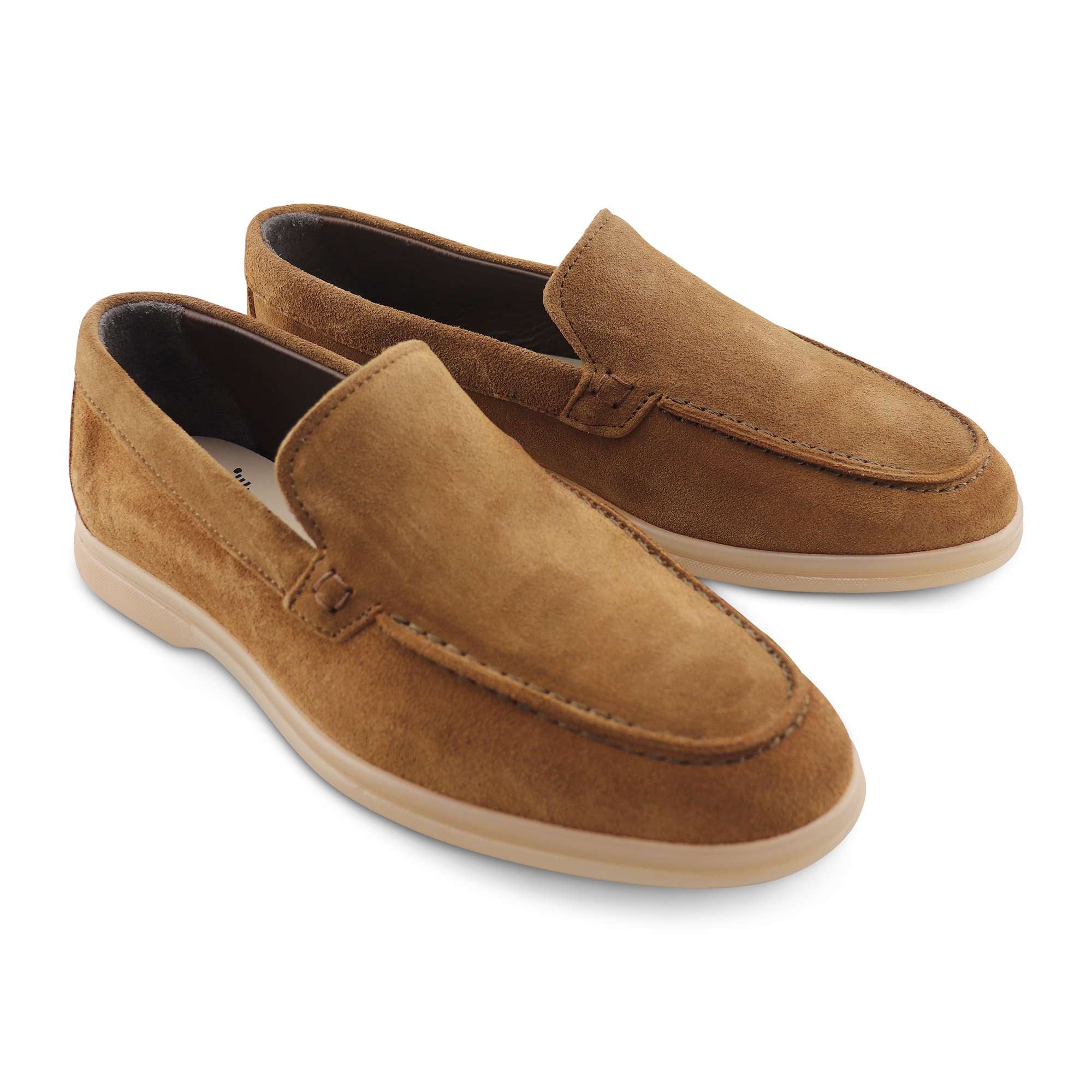 Mocassini bruciato in camoscio