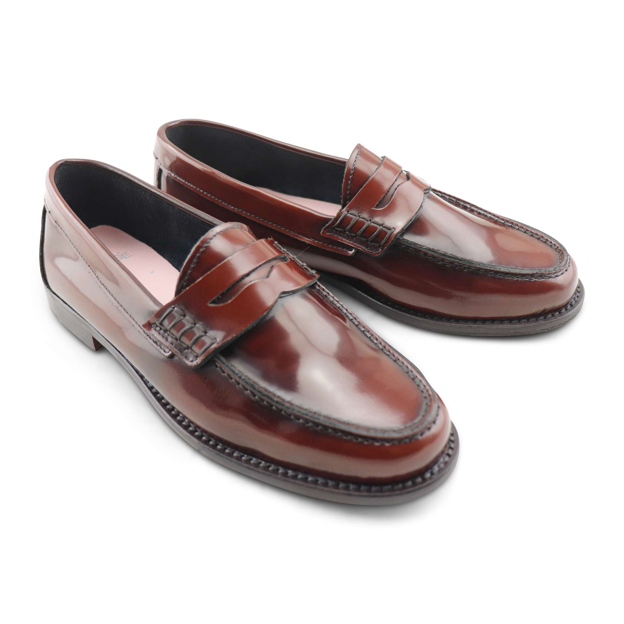 Mocassini donna in pelle sella spazzolata