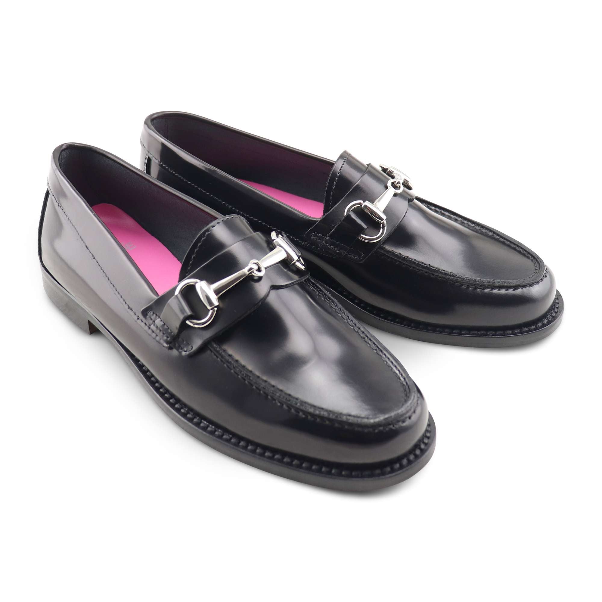 Marty nero in pelle spazzolata