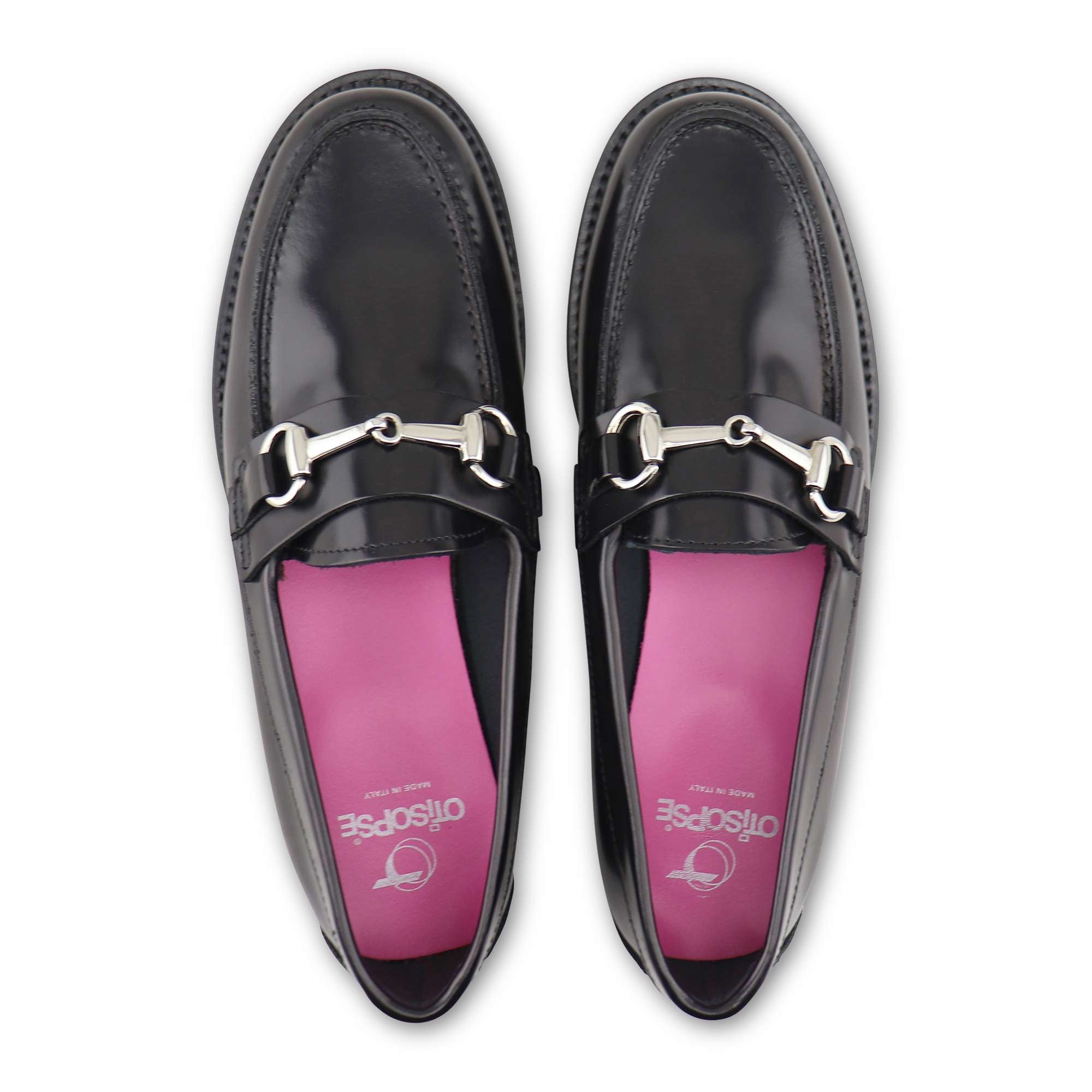 Marty nero in pelle spazzolata