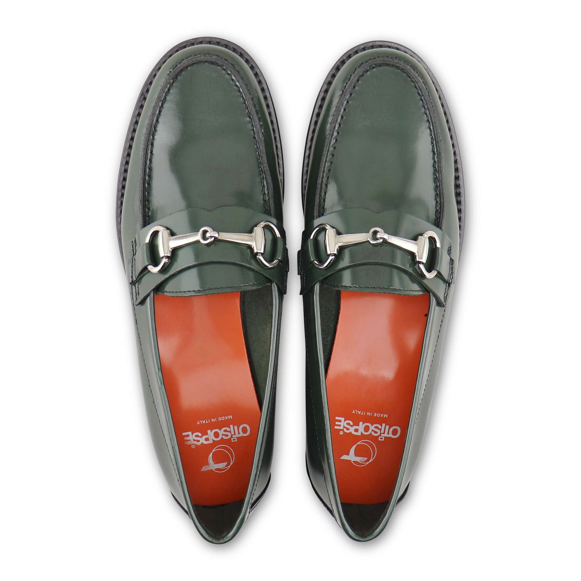 Marty verde in pelle spazzolata