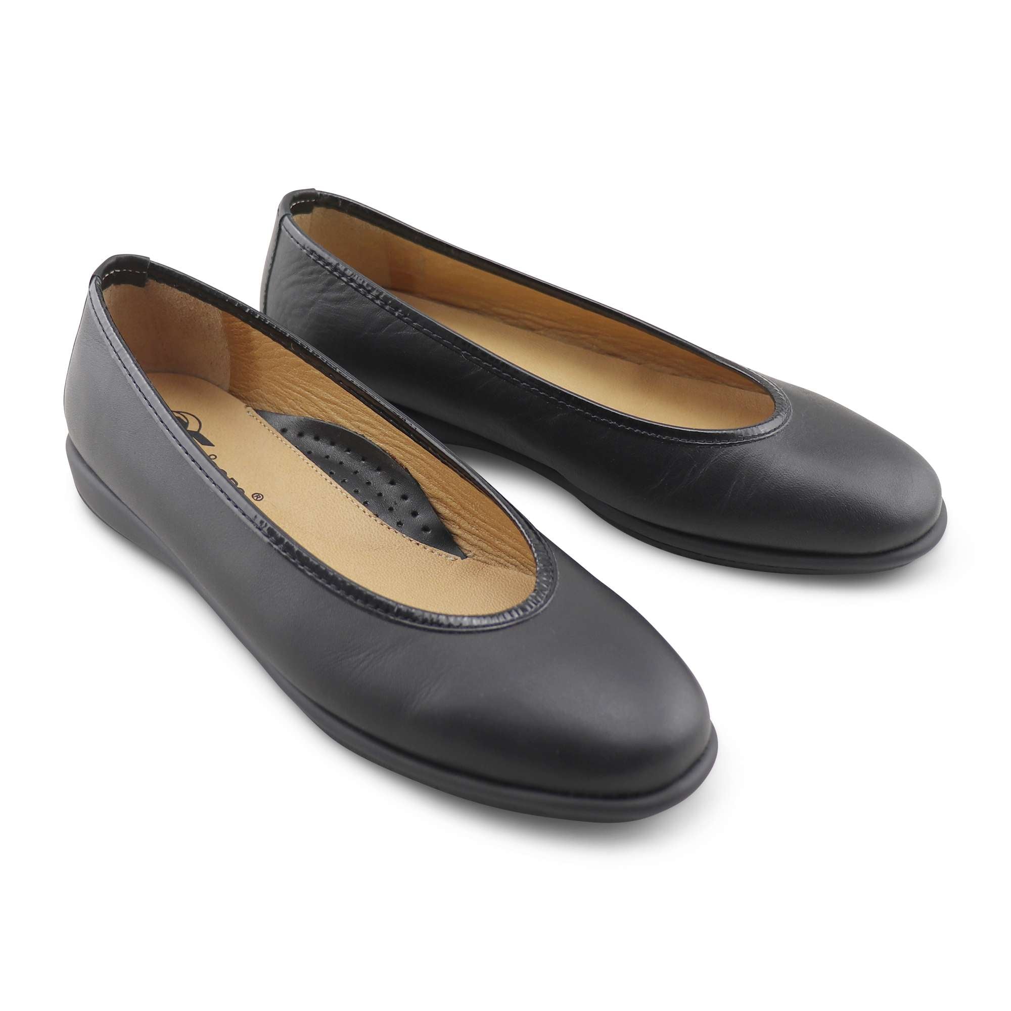 Mocassini neri in pelle