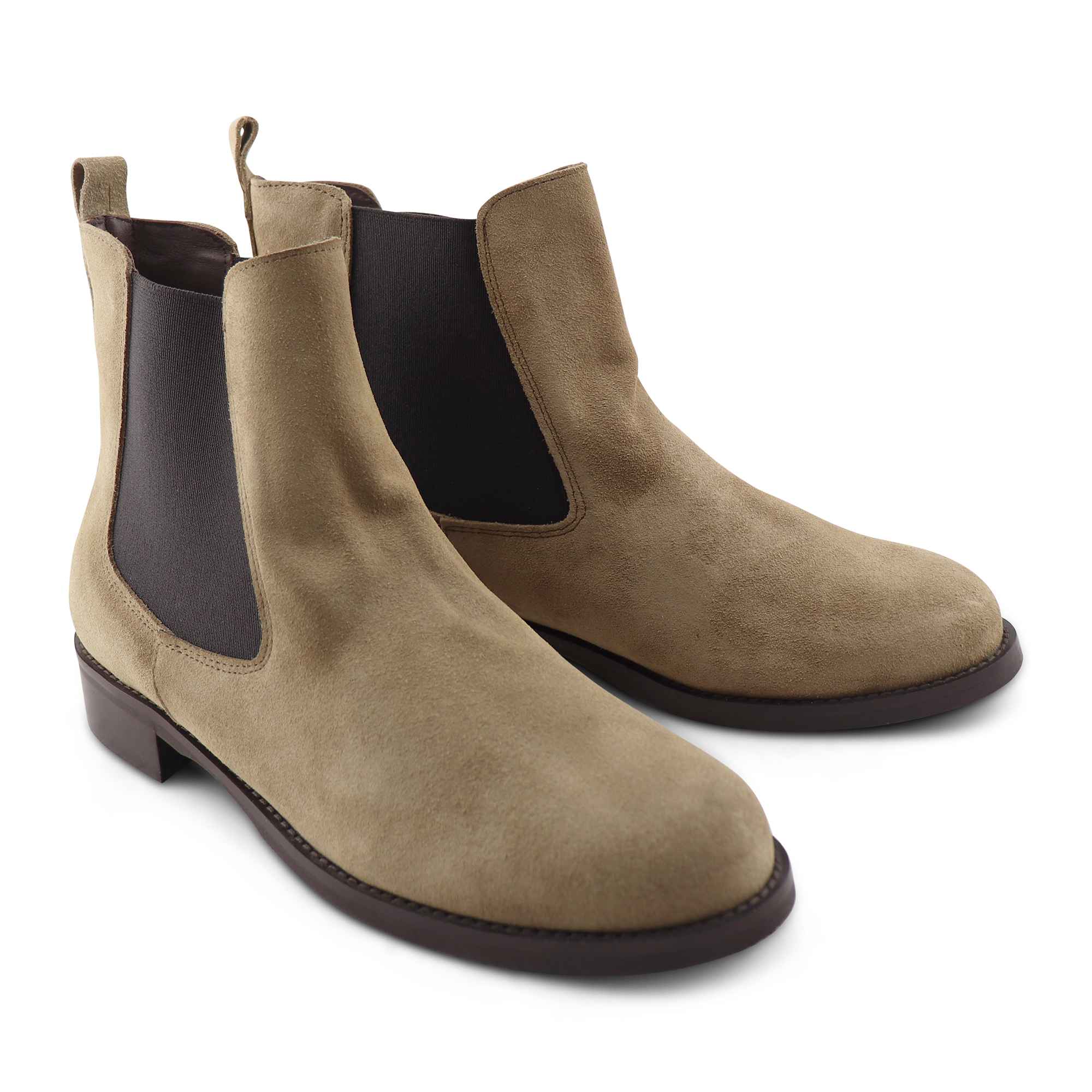 Chelsea in camoscio taupe