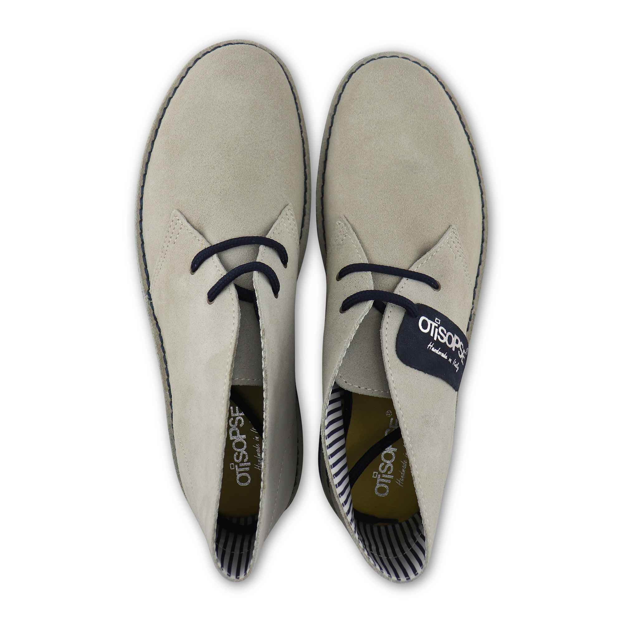 Polacchine beige in camoscio