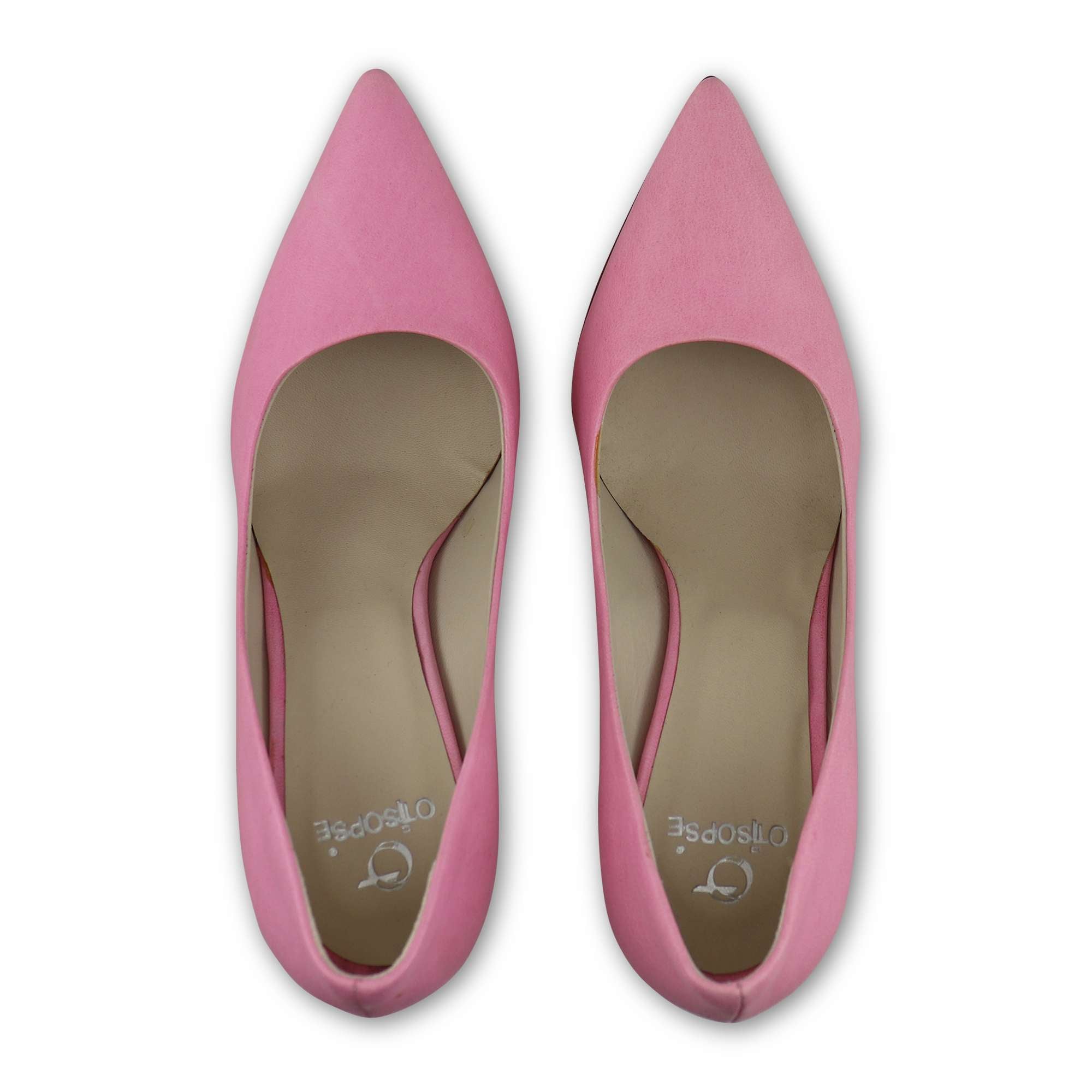 Decolletè fuxia in pelle tacco 9cm