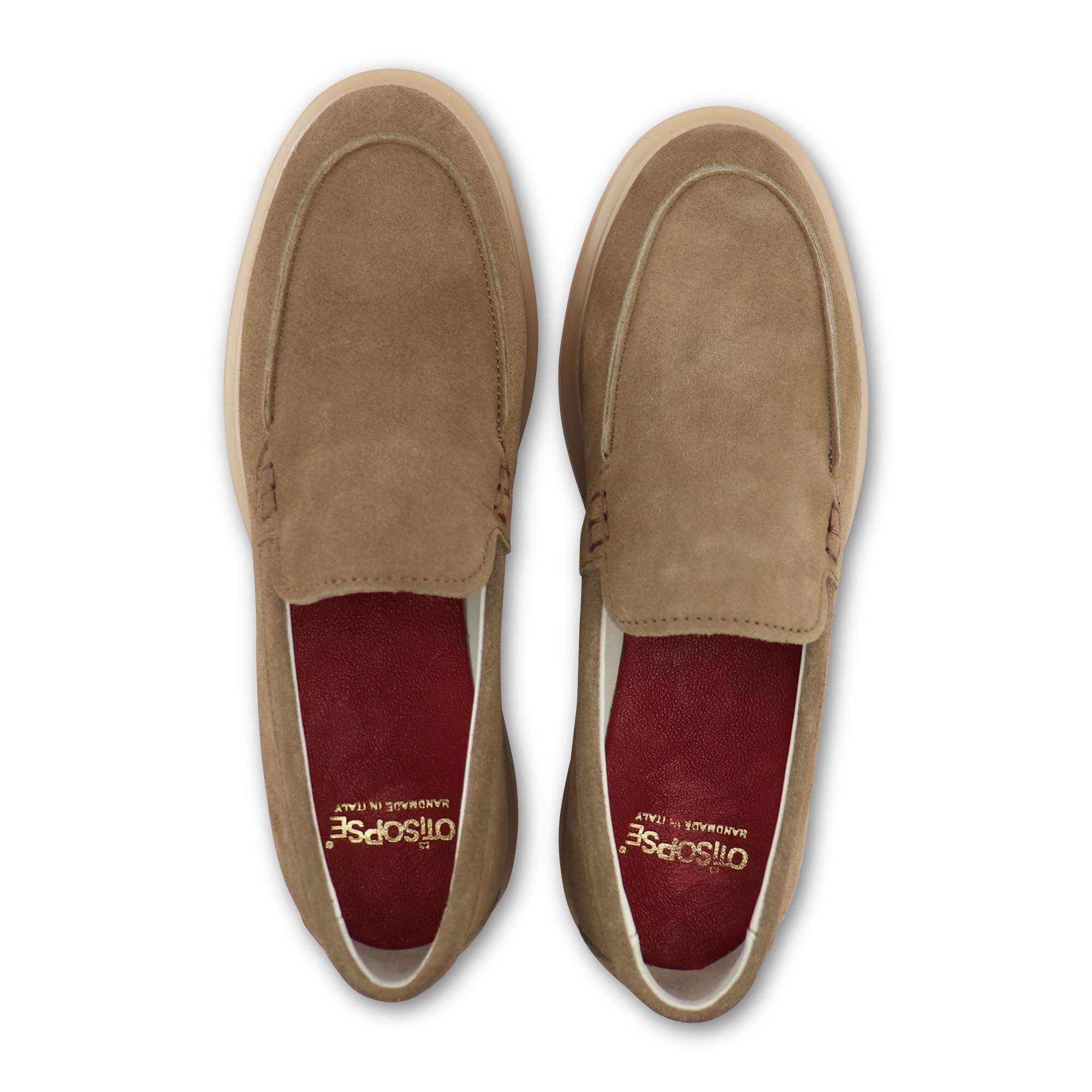 Mocassini mud in camoscio