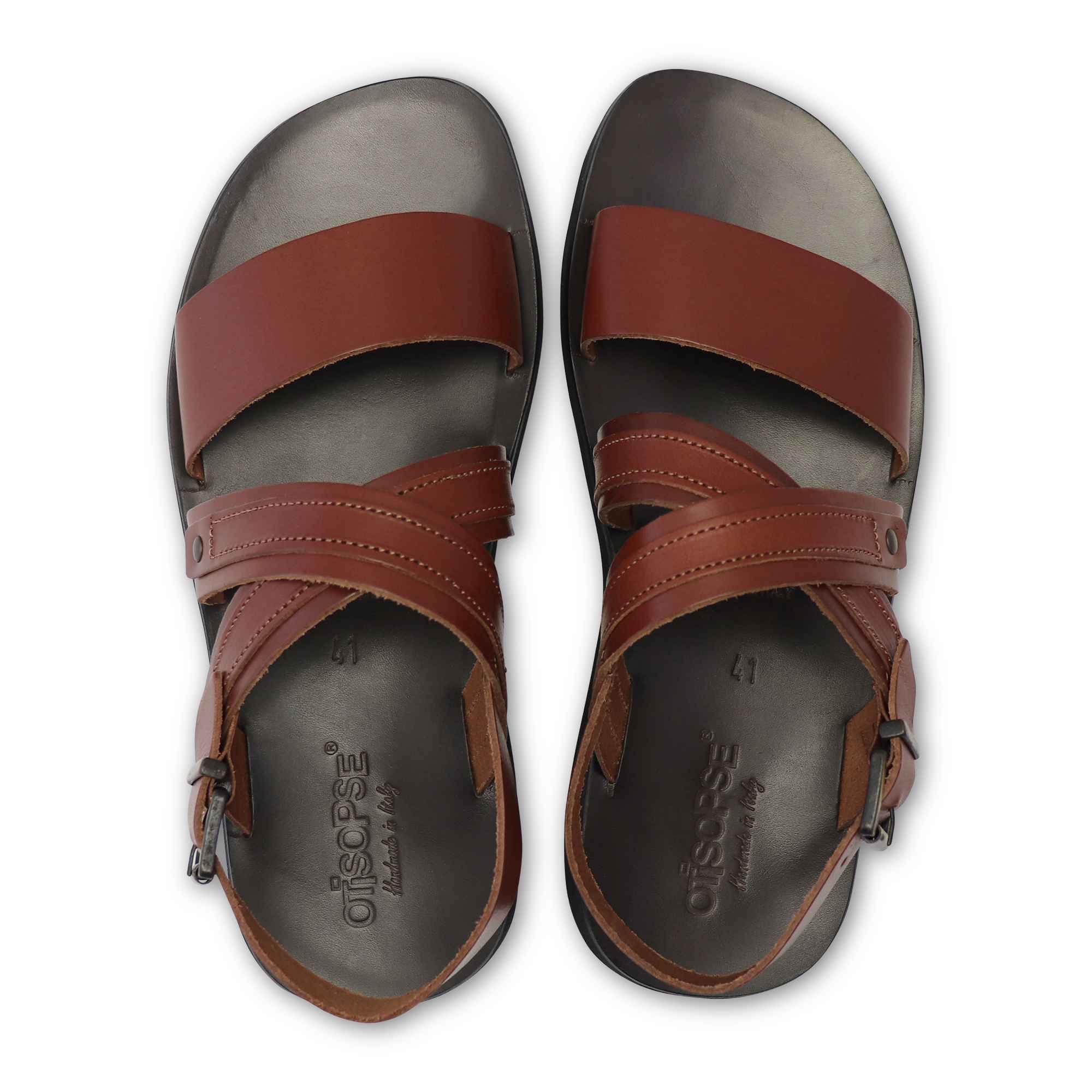 Sandali cuoio in pelle