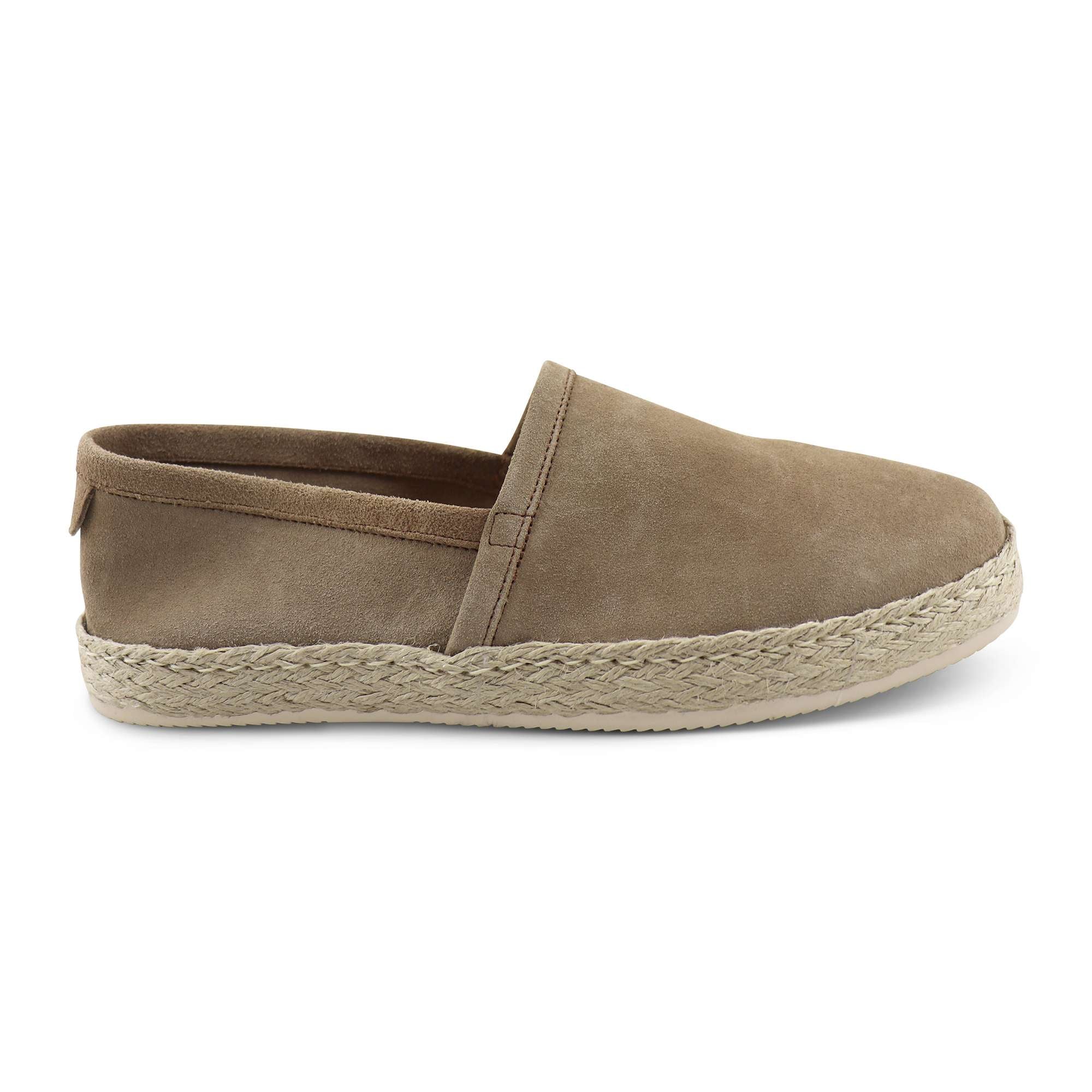 Espadrillas beige in camoscio