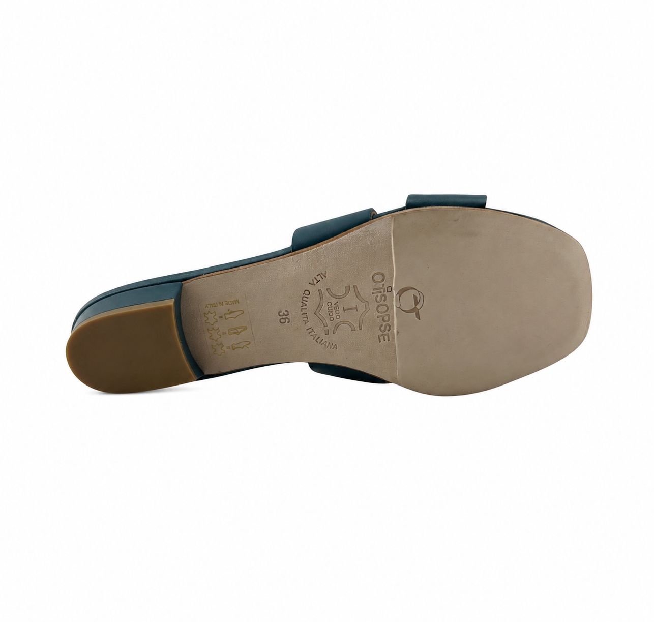 Ciabatta avion in pelle tacco 10
