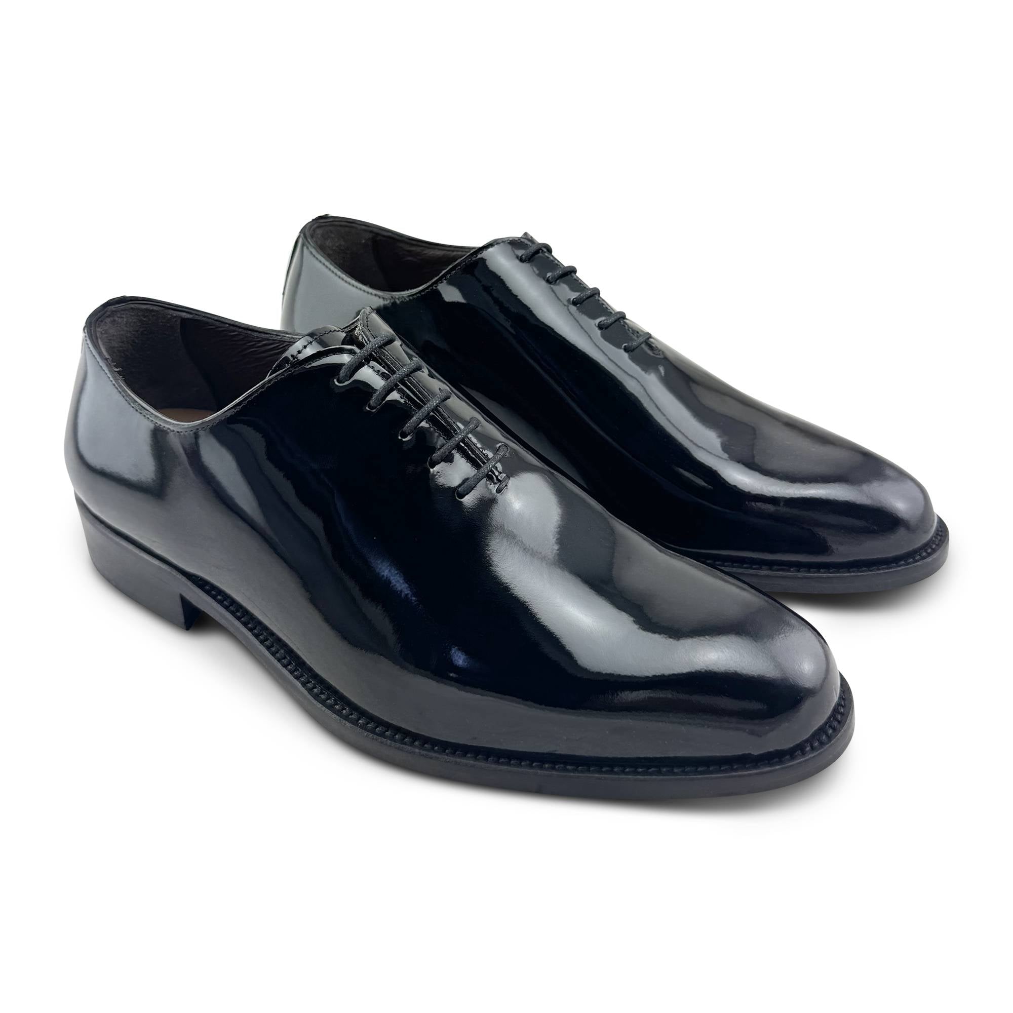Francesine nere in vernice